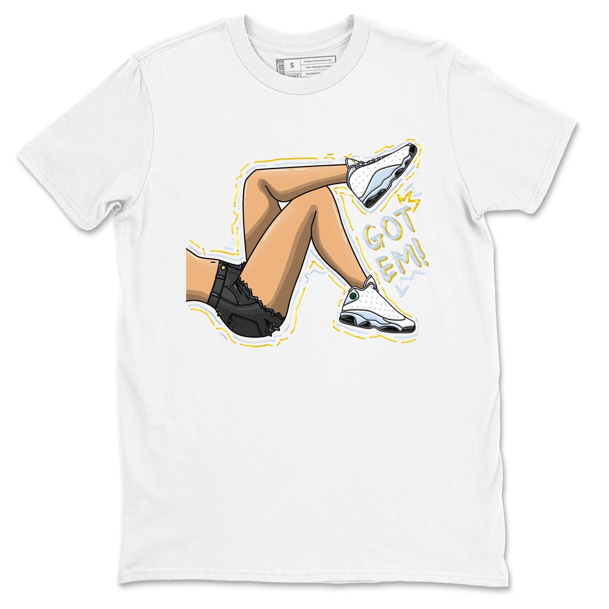 Got Em Legs snkmatch Tees - Air Jordan 13 Blue Grey