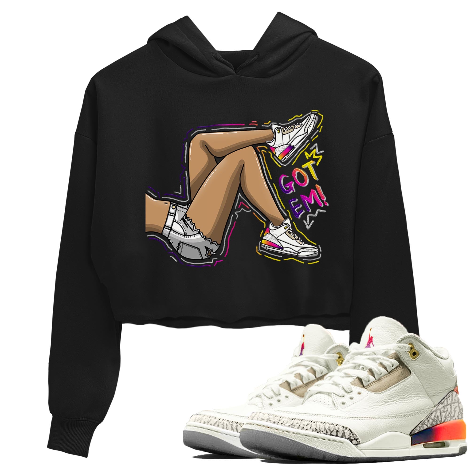 Got Em Legs snkmatch Women's Top - Air Jordan 3 J Balvin