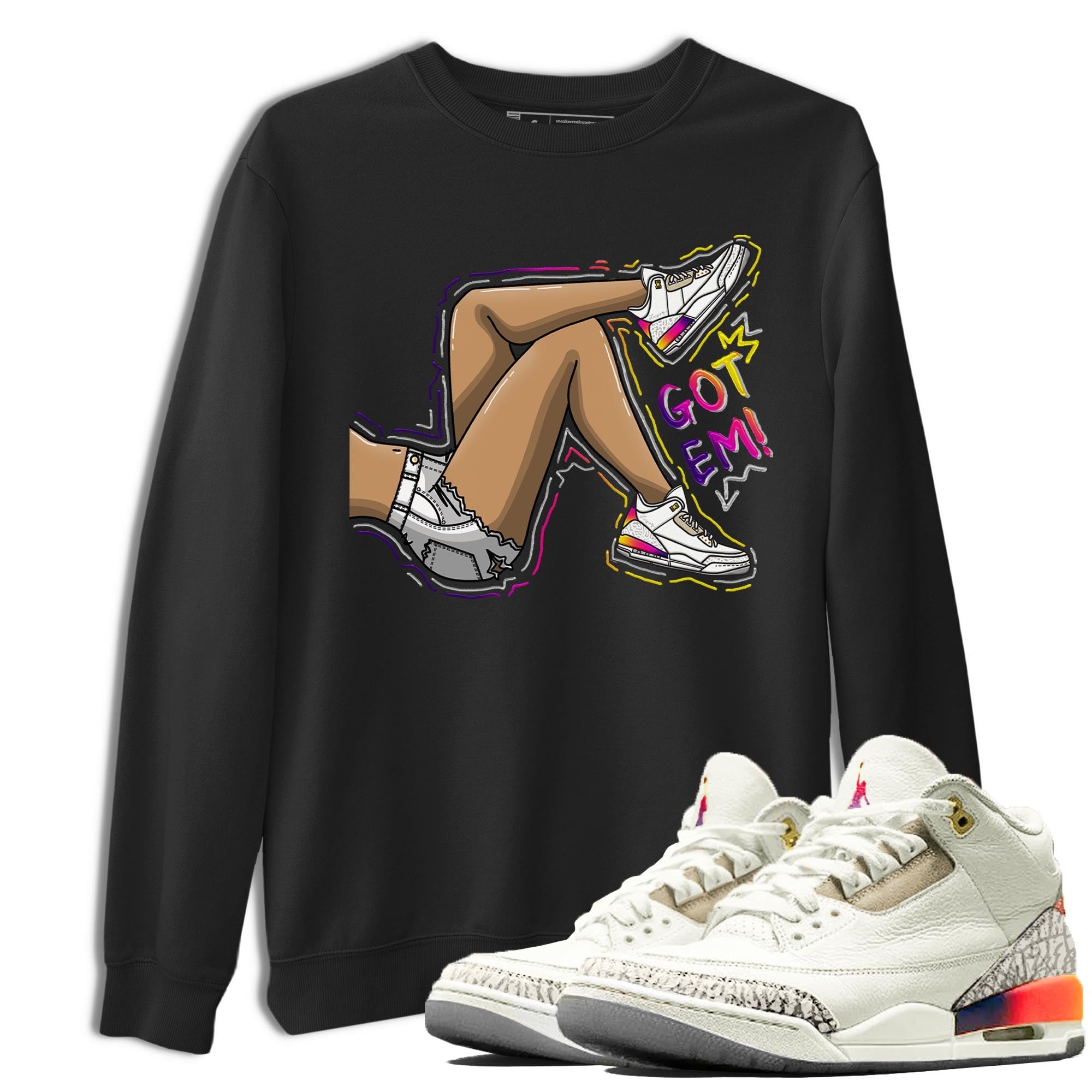 Got Em Legs snkmatch Tee - Air Jordan 3 J Balvin