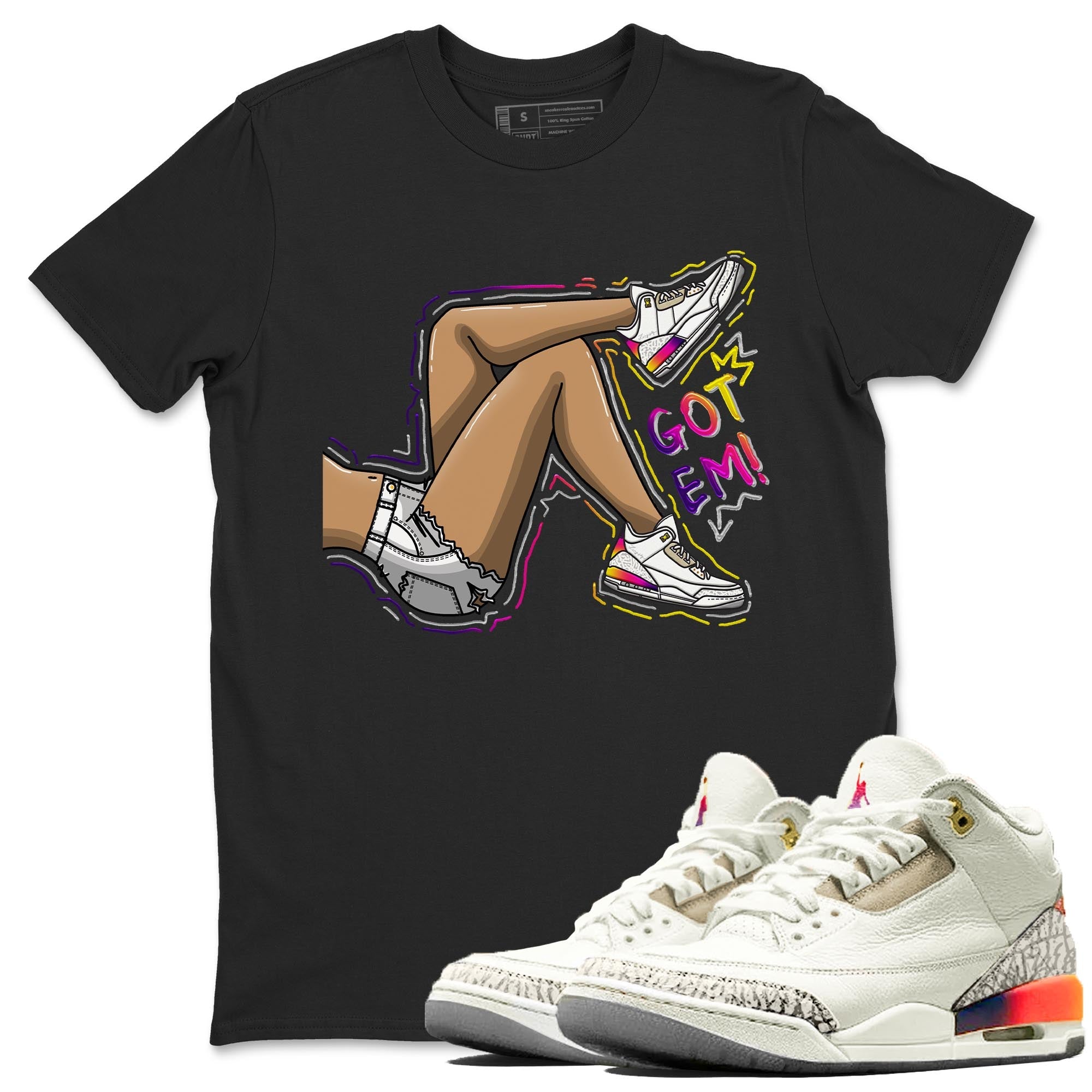 Got Em Legs snkmatch Tee - Air Jordan 3 J Balvin