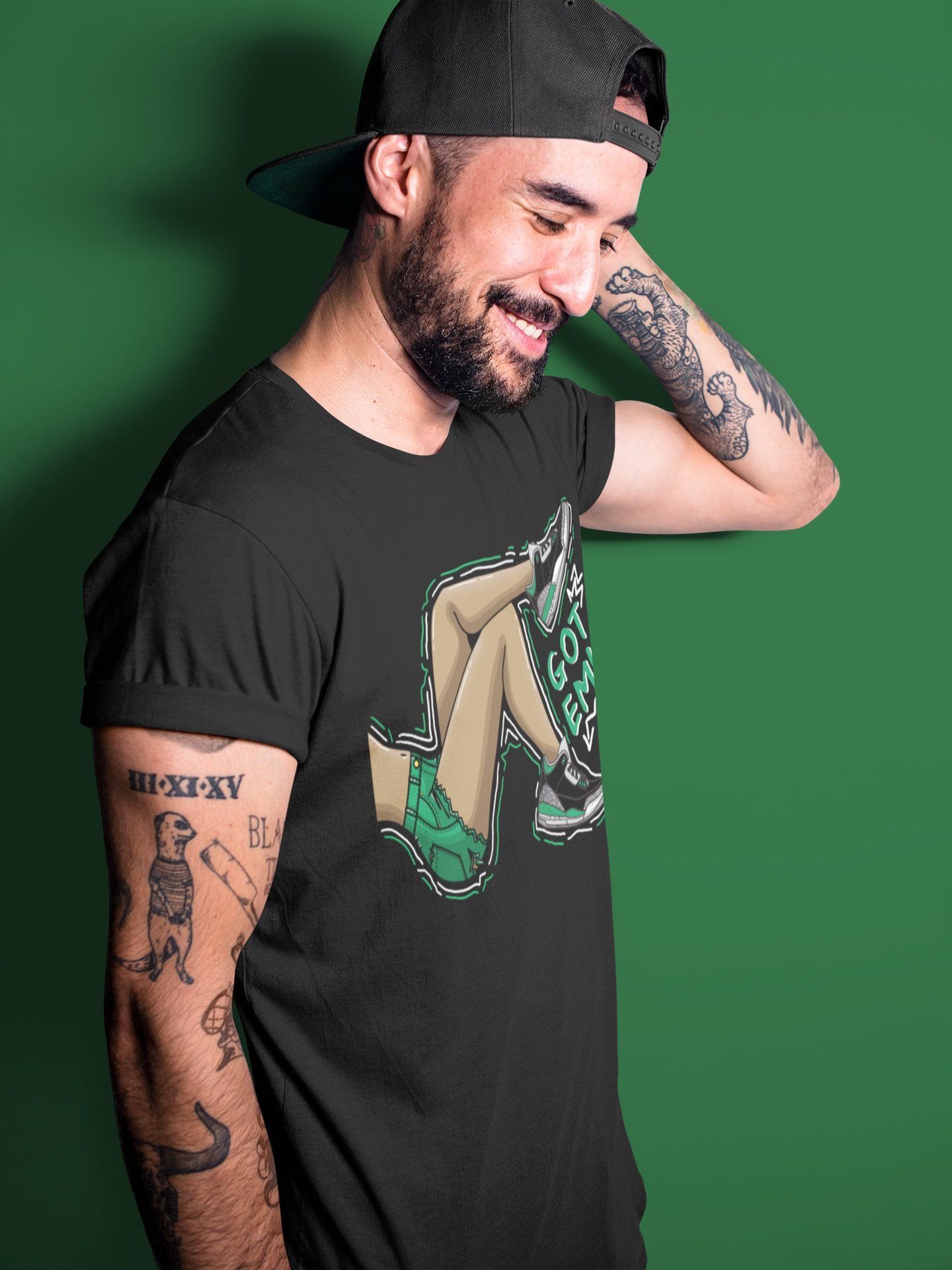 Got Em Legs Unisex Tops - Air Jordan 3 Pine Green