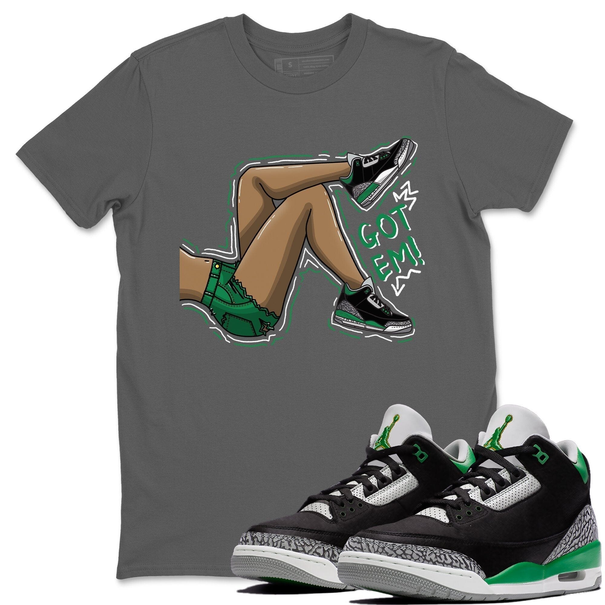 Got Em Legs Unisex Tops - Air Jordan 3 Pine Green