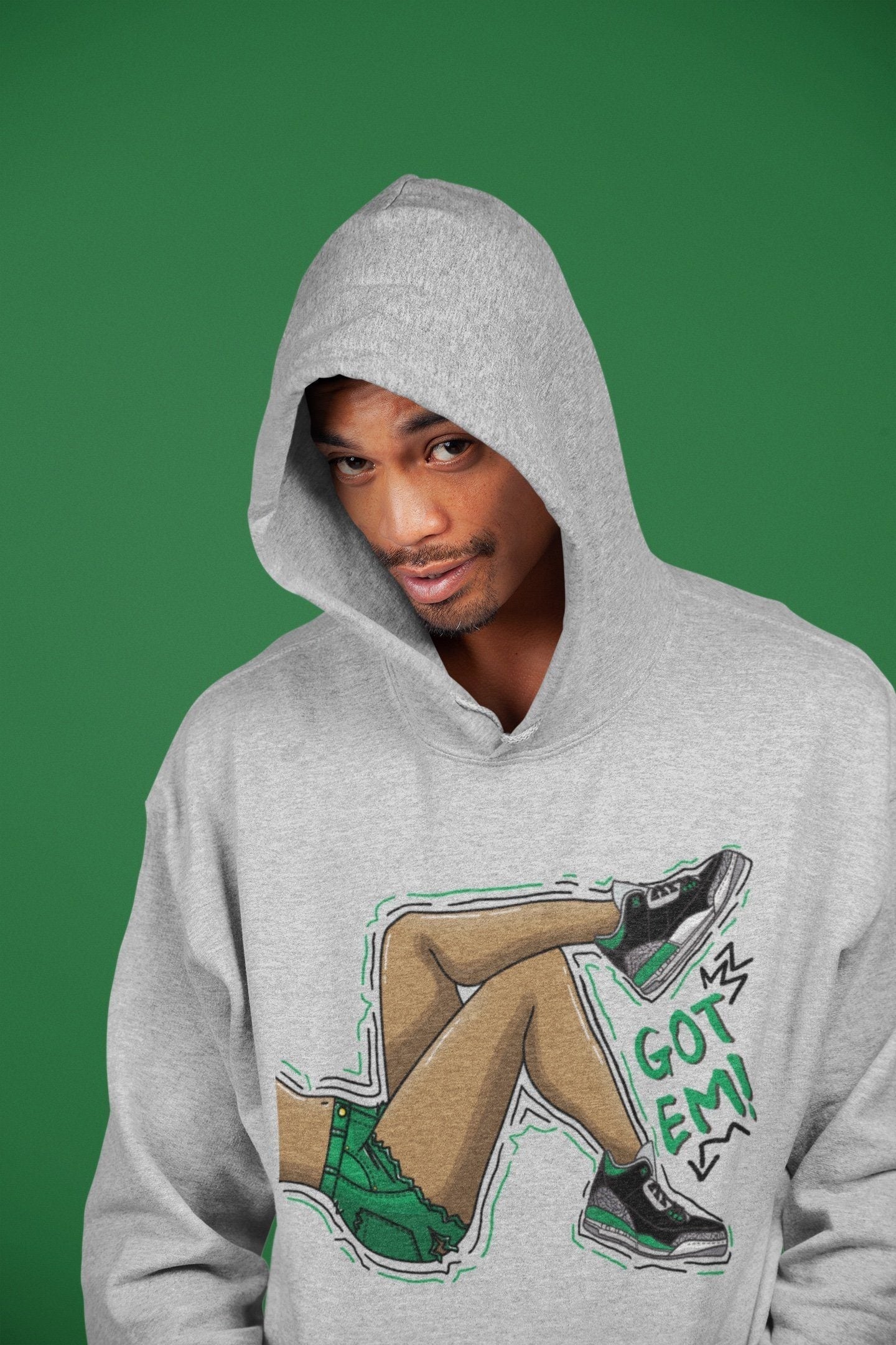 Got Em Legs Unisex Tops - Air Jordan 3 Pine Green