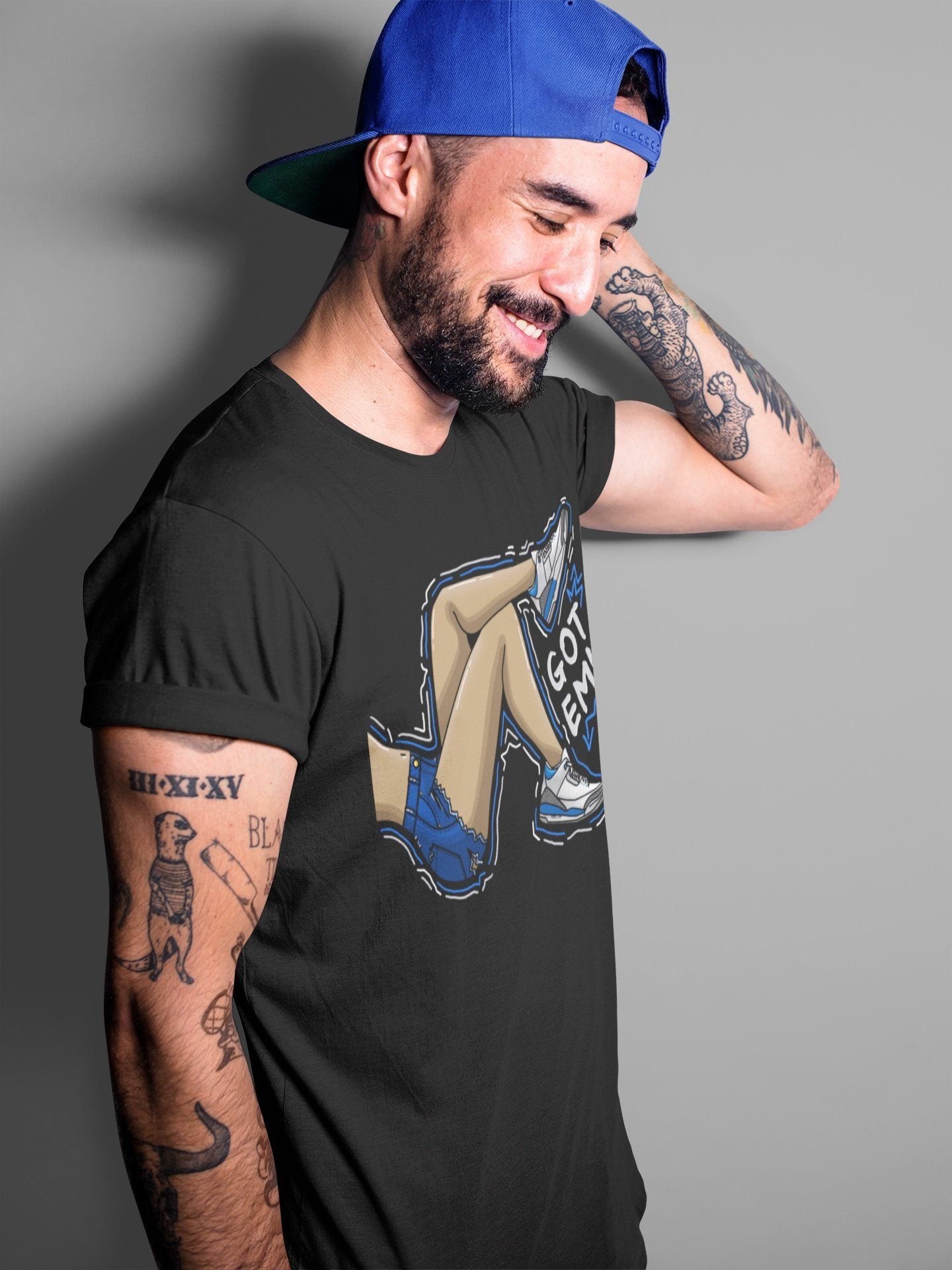 Got Em Legs Unisex Tops - Air Jordan 3 Racer Blue