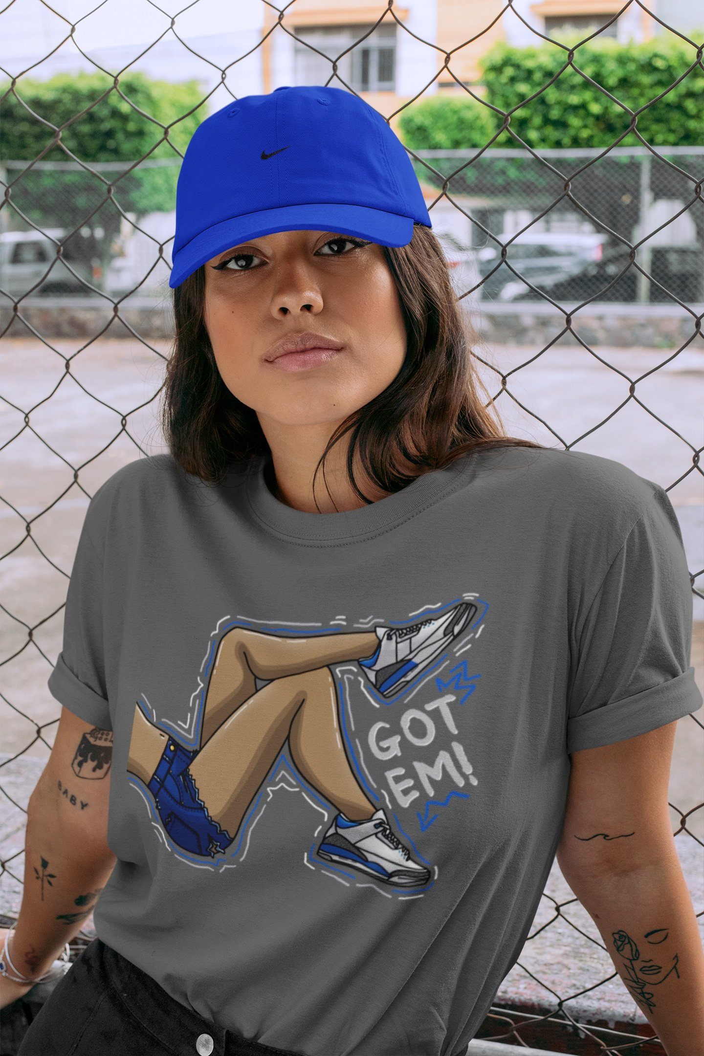 Got Em Legs Unisex Tops - Air Jordan 3 Racer Blue