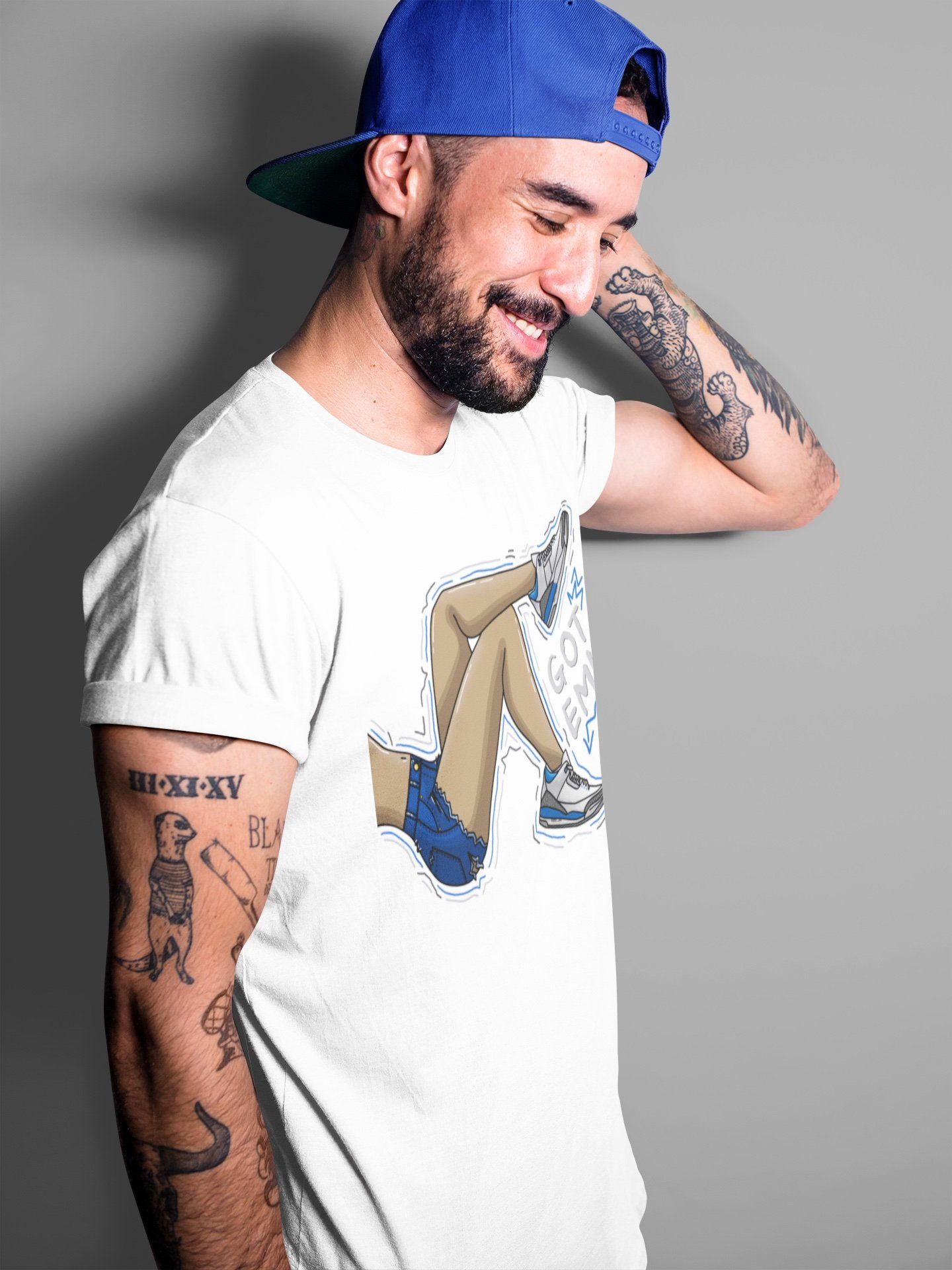 Got Em Legs Unisex Tops - Air Jordan 3 Racer Blue