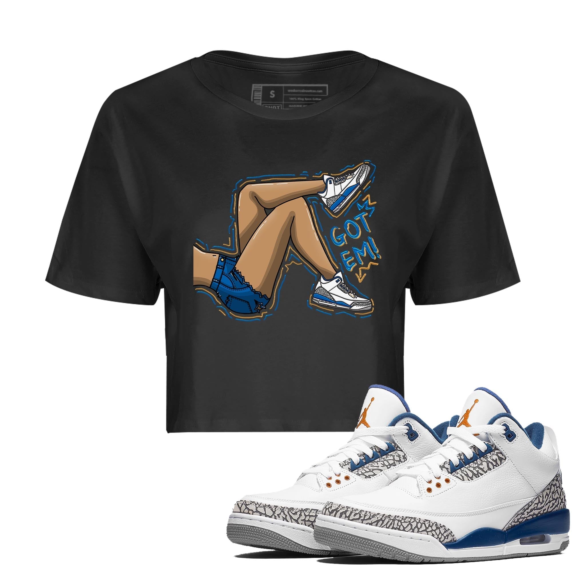 Got Em Legs Women's Tops - Air Jordan 3 Wizards