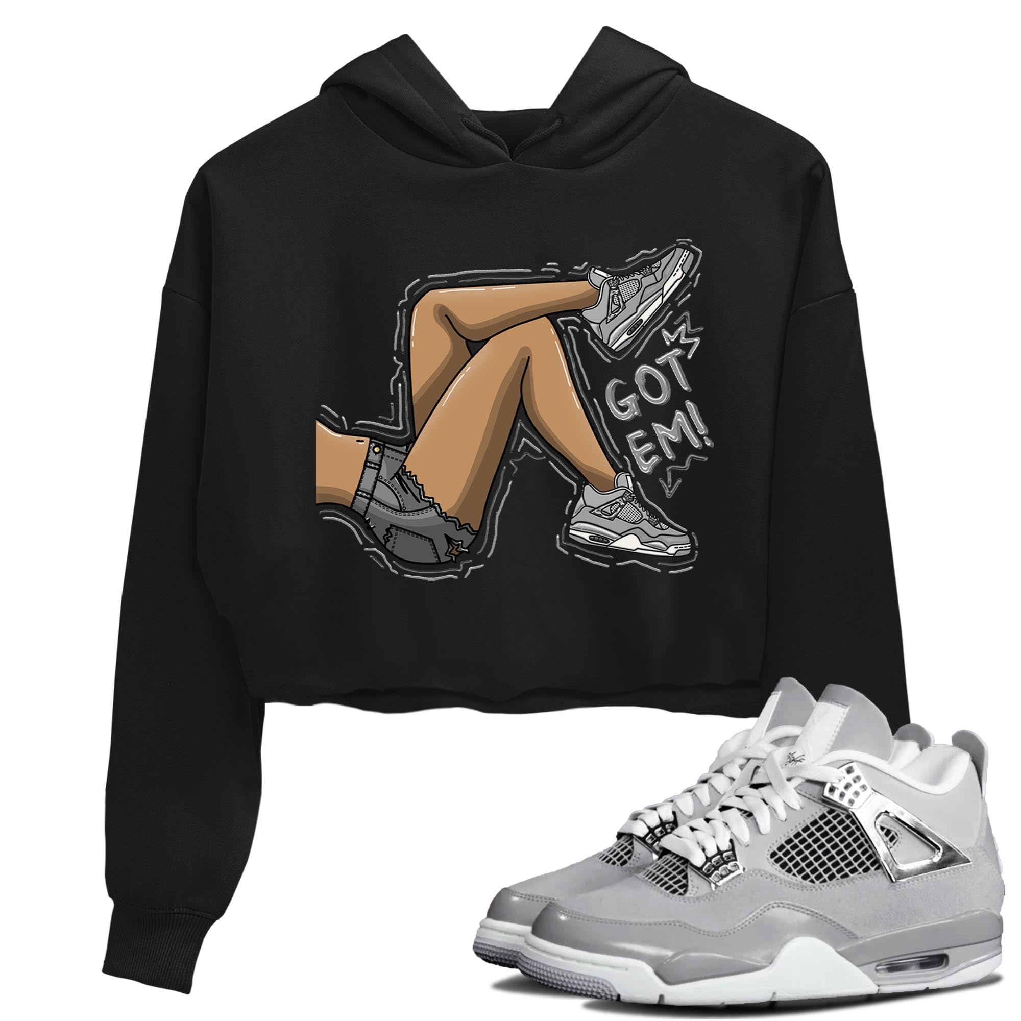 Got Em Legs snkmatch Women's Top - Air Jordan 4 Frozen Moments