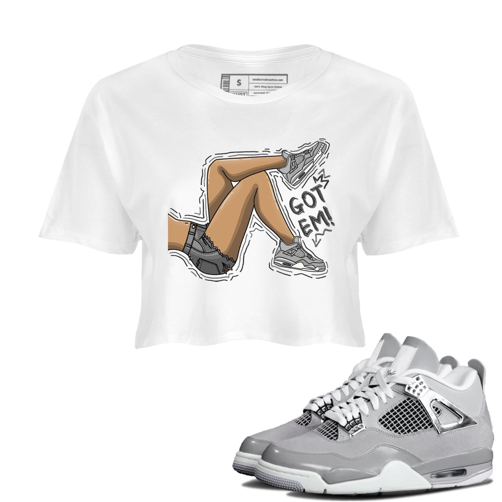 Got Em Legs snkmatch Women's Top - Air Jordan 4 Frozen Moments
