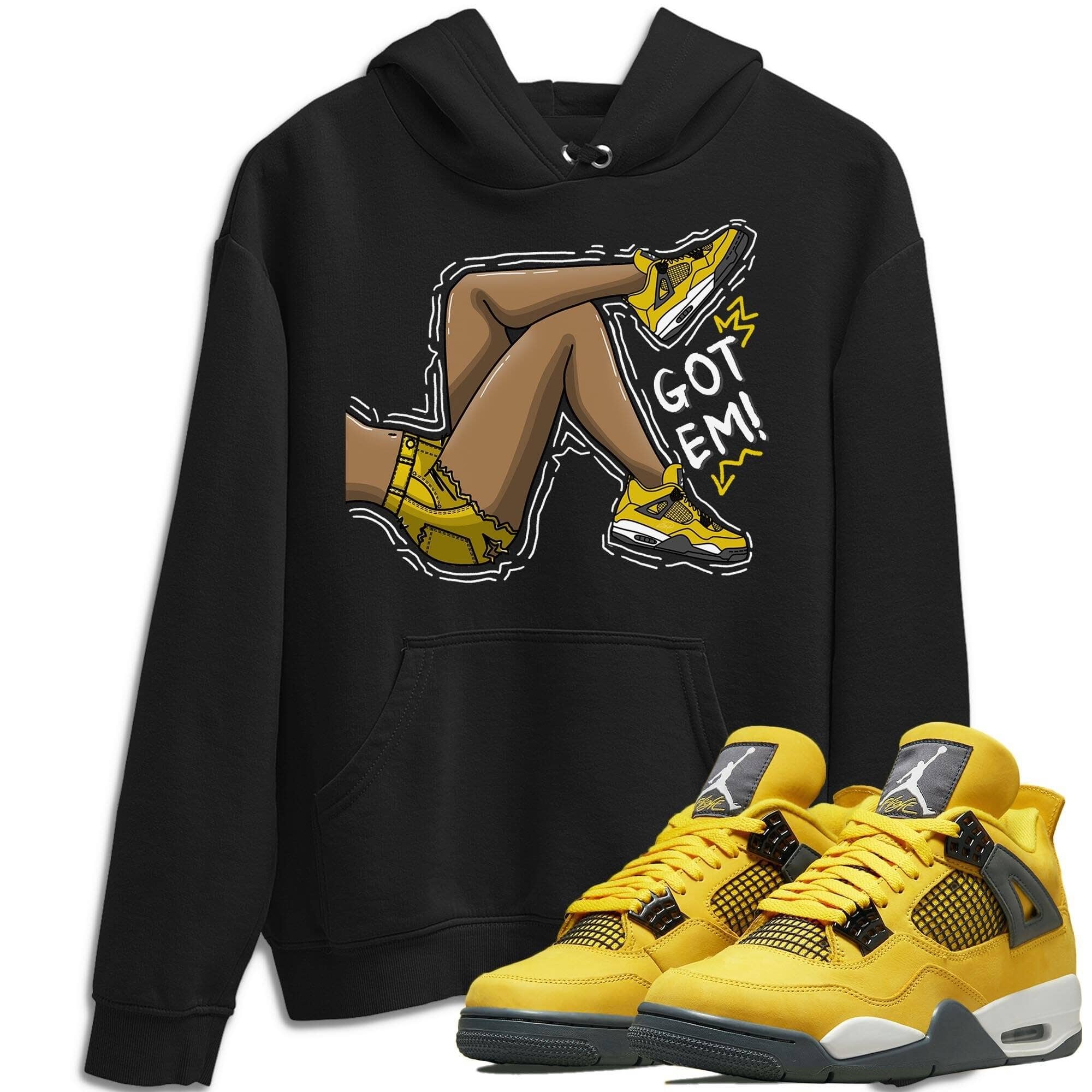 Got Em Legs Unisex Tops - Air Jordan 4 Lightning
