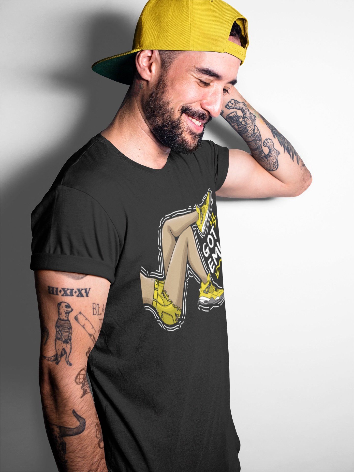 Got Em Legs Unisex Tops - Air Jordan 4 Lightning
