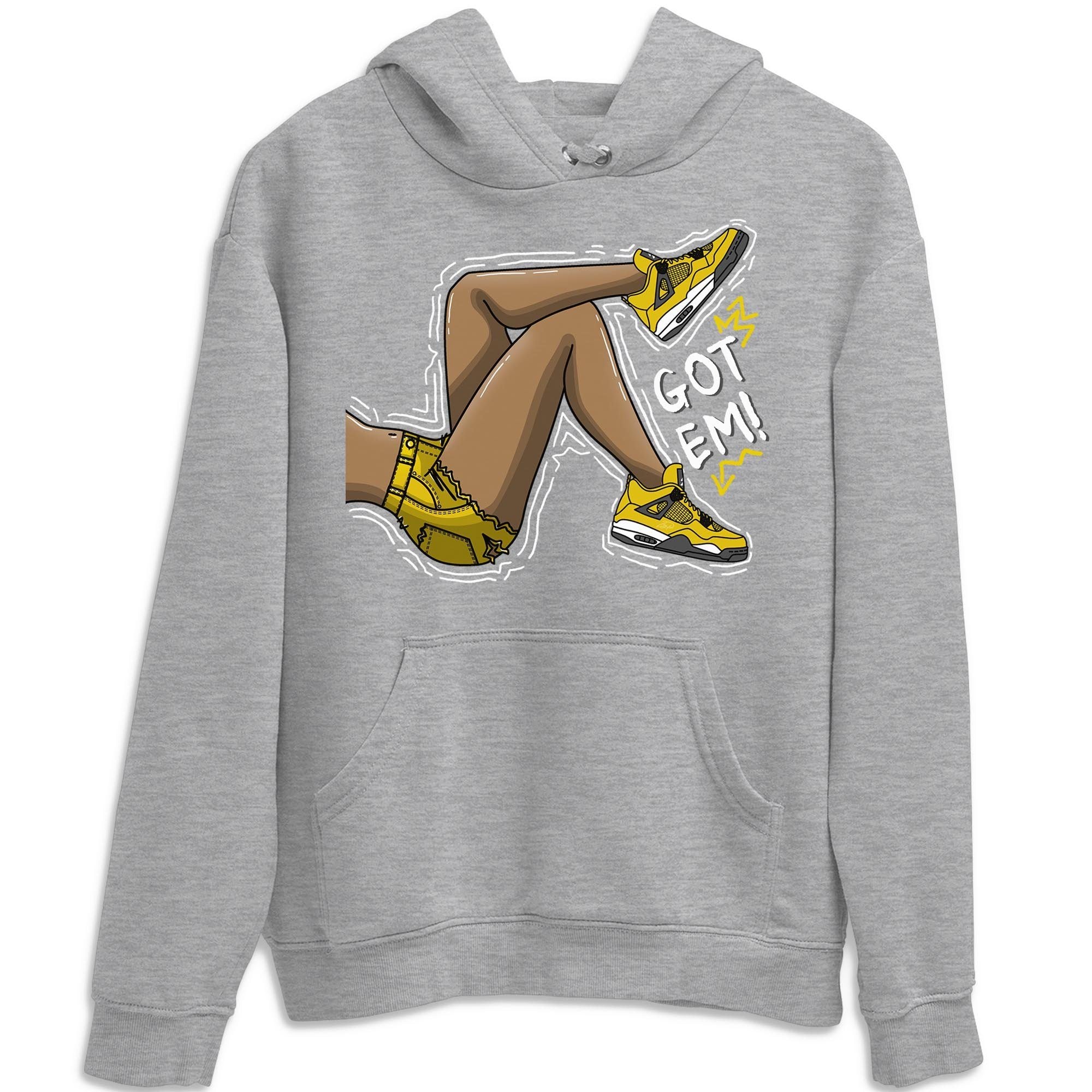 Got Em Legs Unisex Tops - Air Jordan 4 Lightning