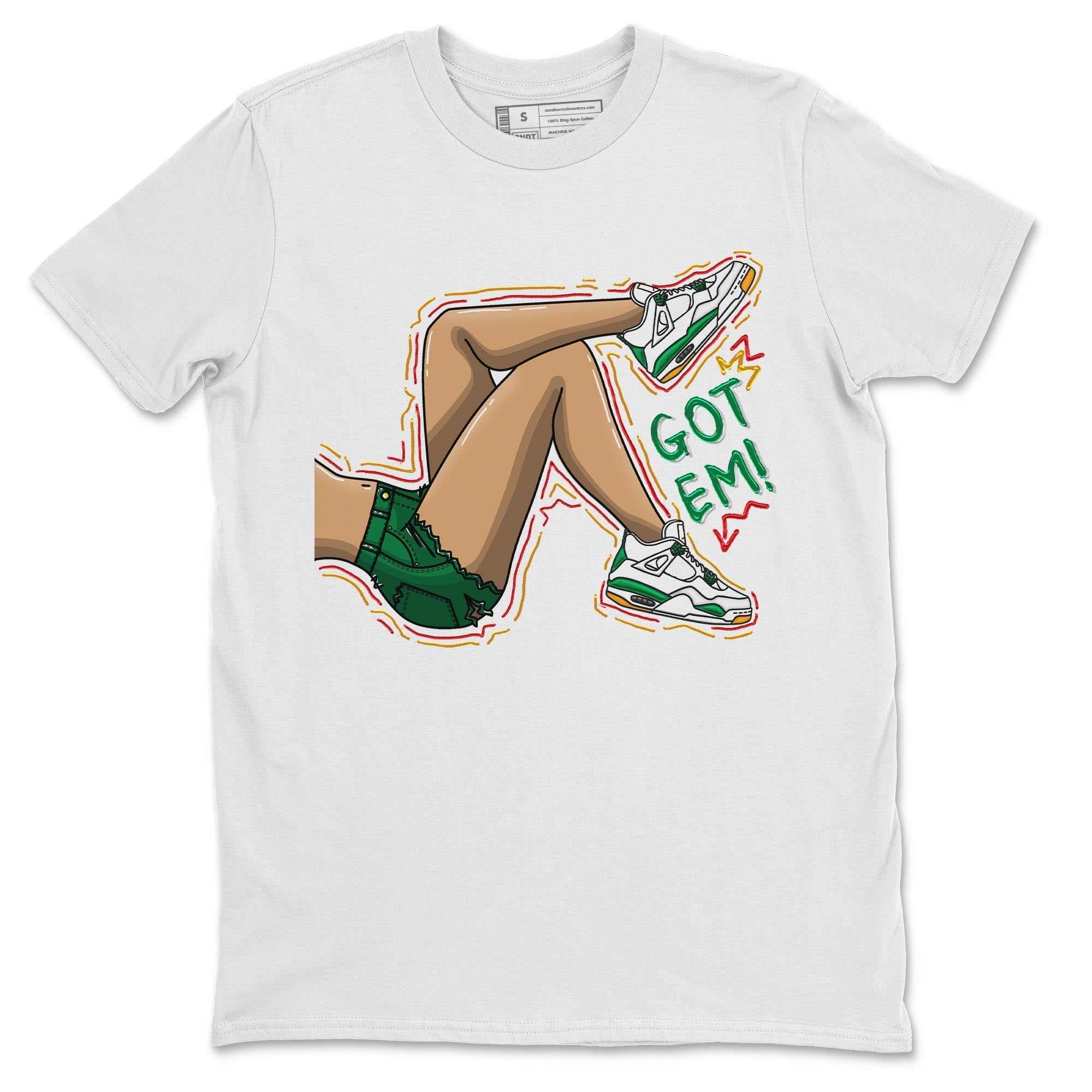 Got Em Legs Unisex Tops - Air Jordan 4 Pine Green