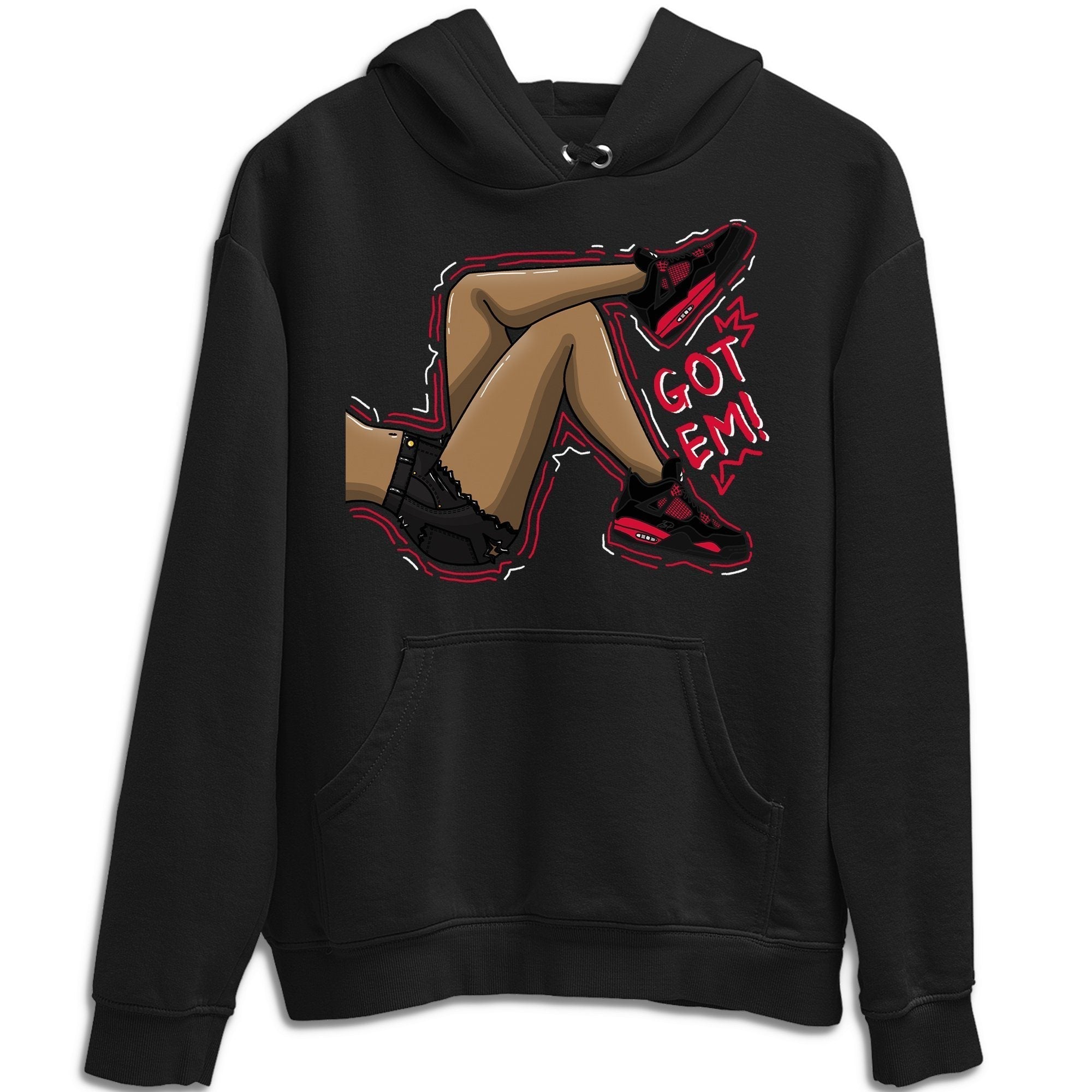 Got Em Legs Unisex Tops - Air Jordan 4 Red Thunder