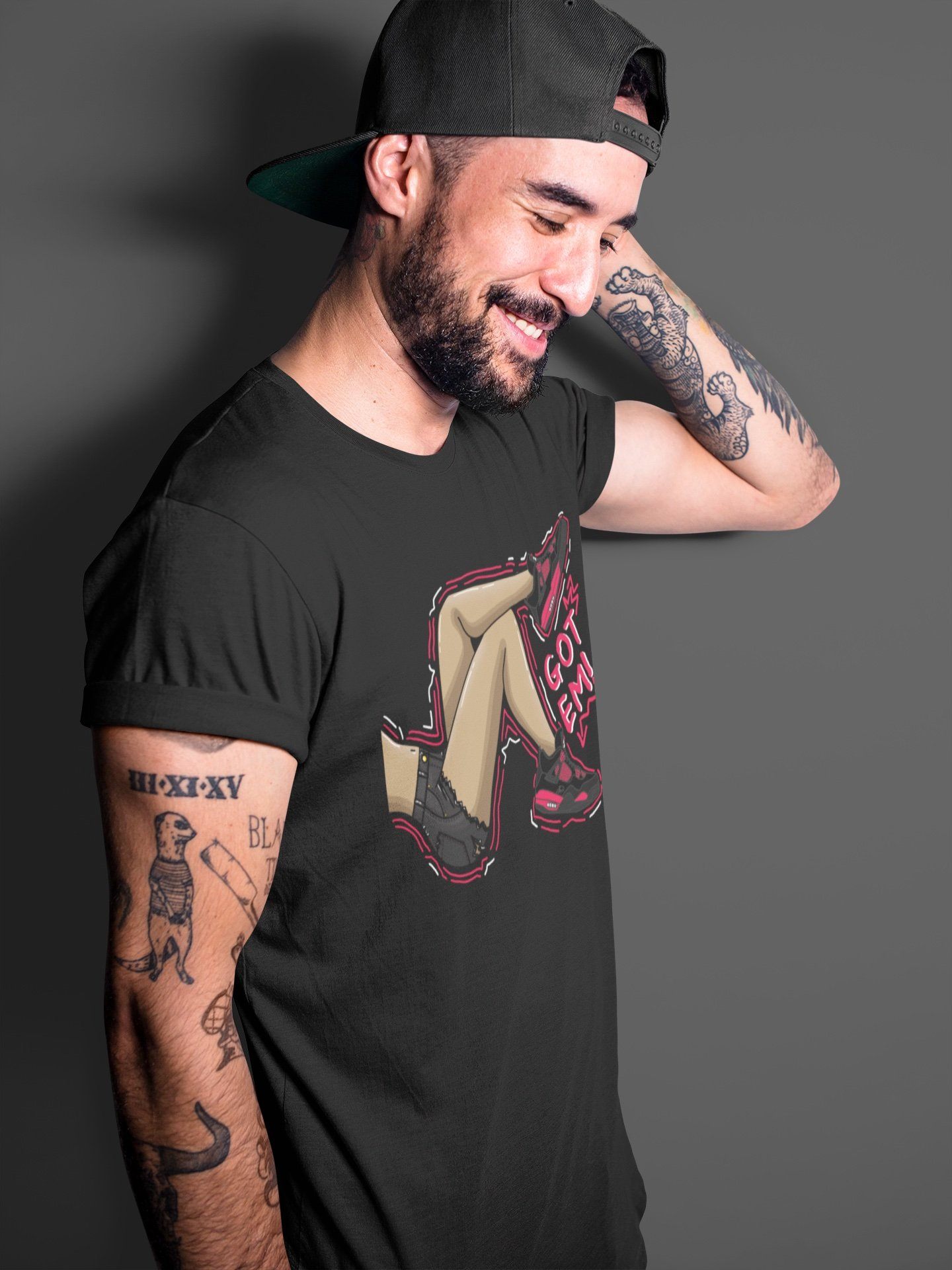 Got Em Legs Unisex Tops - Air Jordan 4 Red Thunder