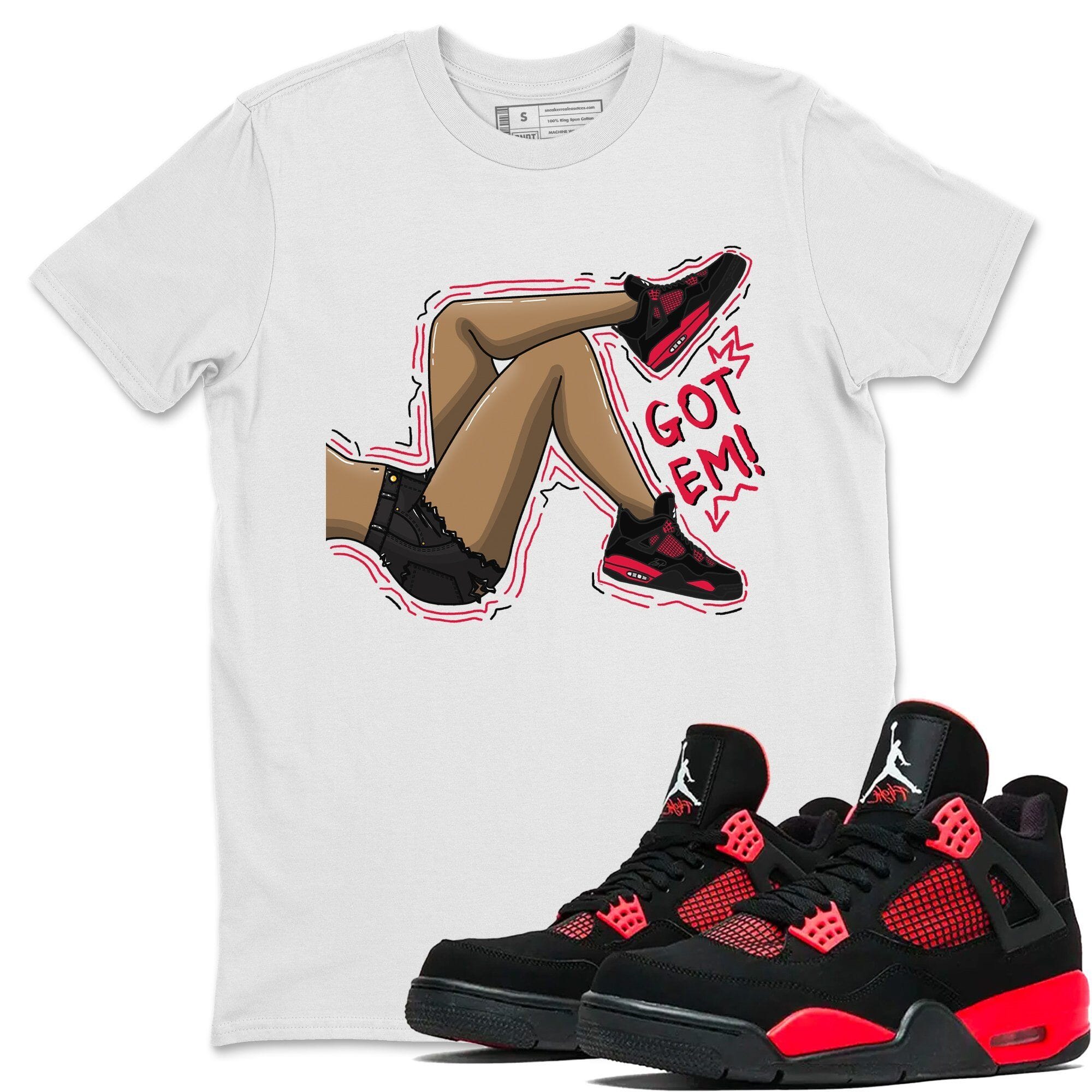 Got Em Legs Unisex Tops - Air Jordan 4 Red Thunder