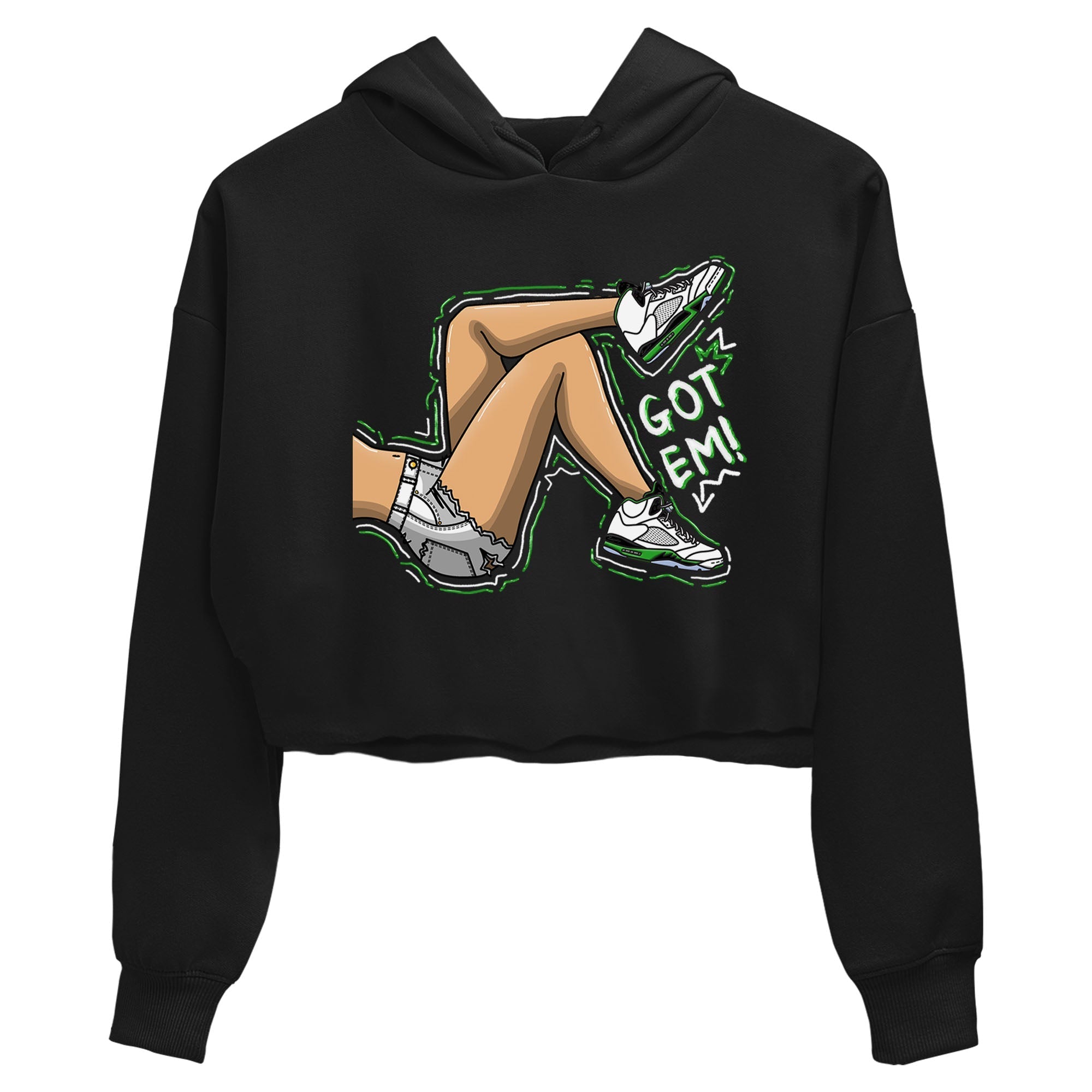 Got Em Legs snkmatch Women's Top - Air Jordan 5 Lucky Green