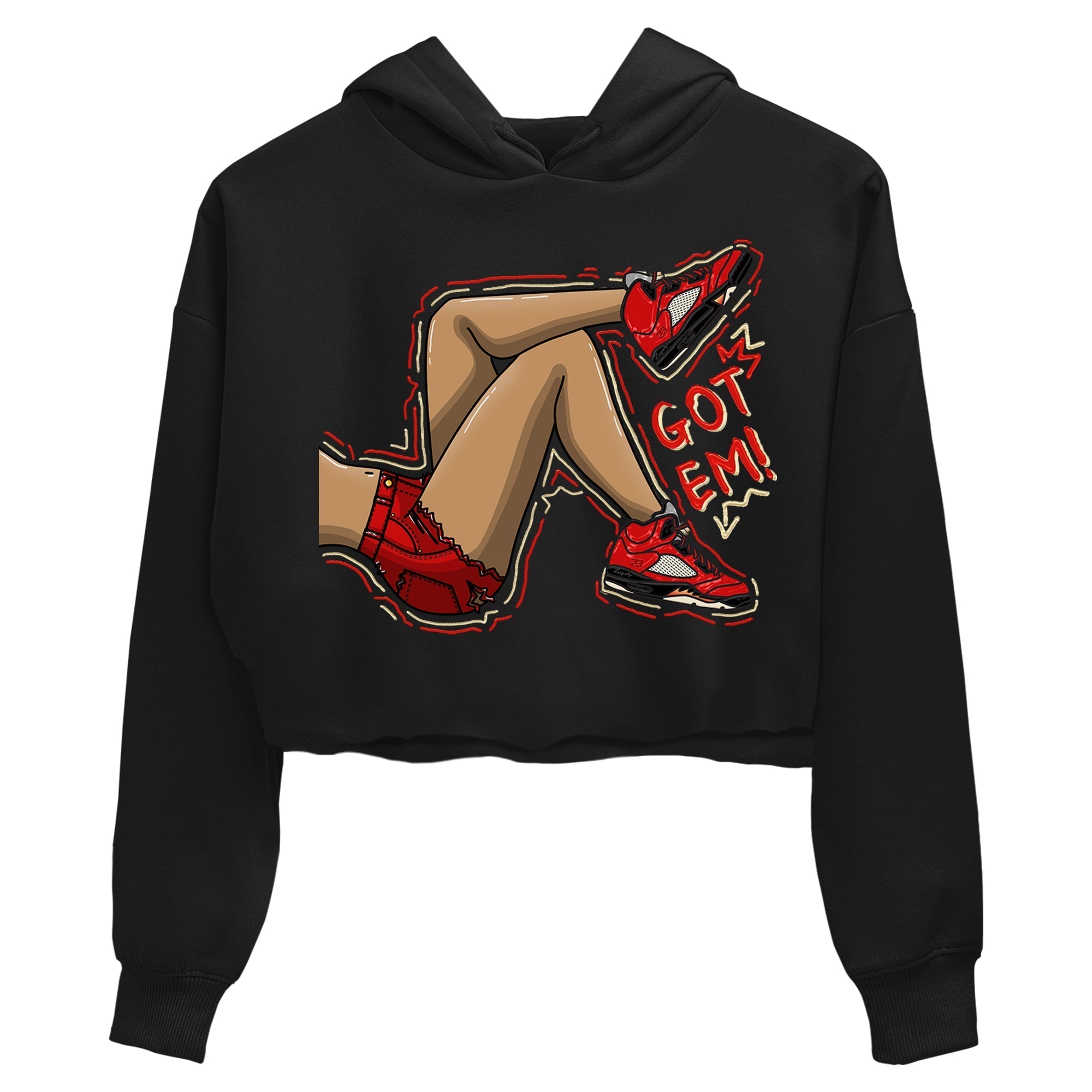 Got Em Legs Women's Tops - Air Jordan 5 Mars For Her