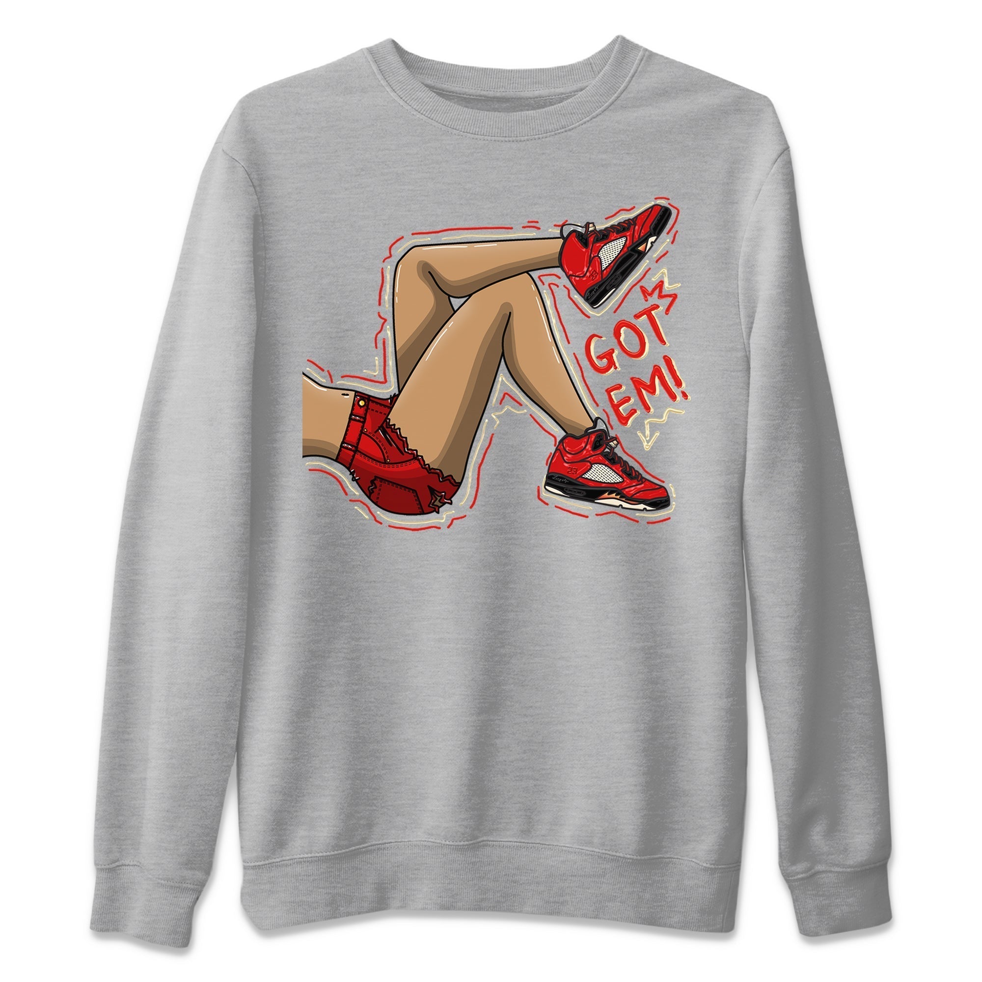 Got Em Legs Unisex Tops - Air Jordan 5 Mars For Her