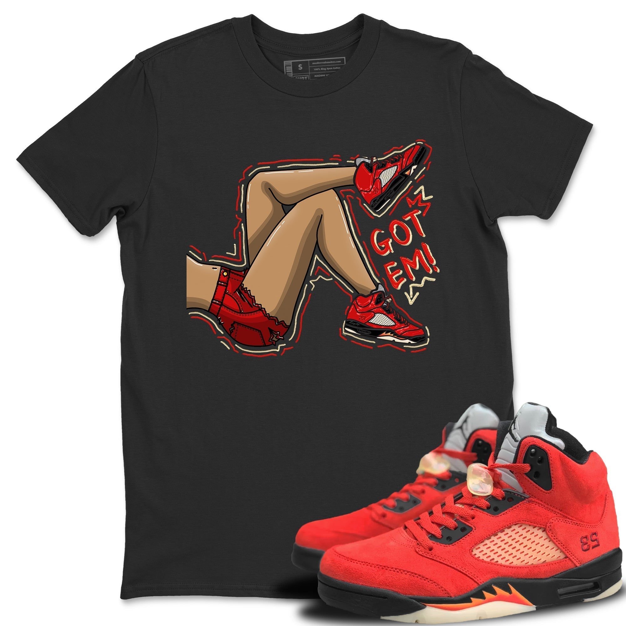 Got Em Legs Unisex Tops - Air Jordan 5 Mars For Her