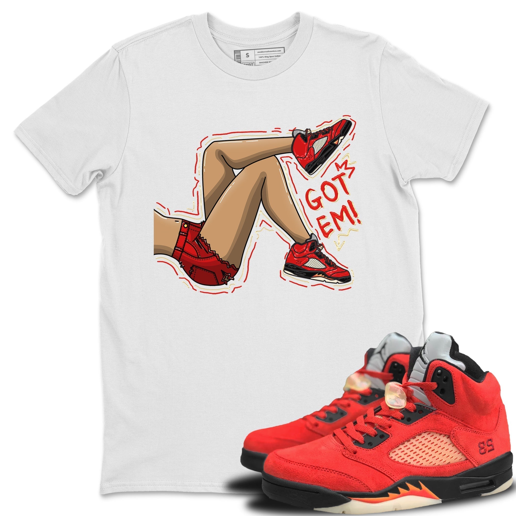 Got Em Legs Unisex Tops - Air Jordan 5 Mars For Her