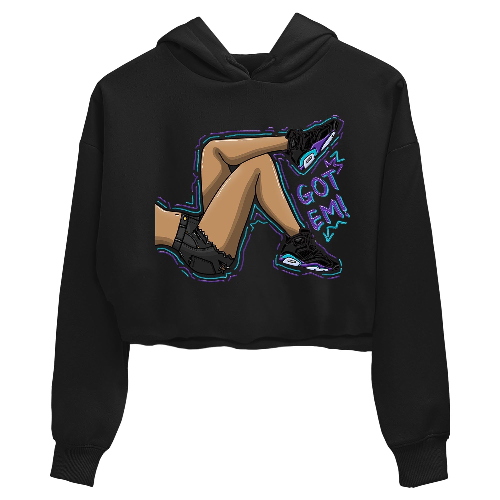 Got Em Legs snkmatch Women's Top - Air Jordan 6 Aqua