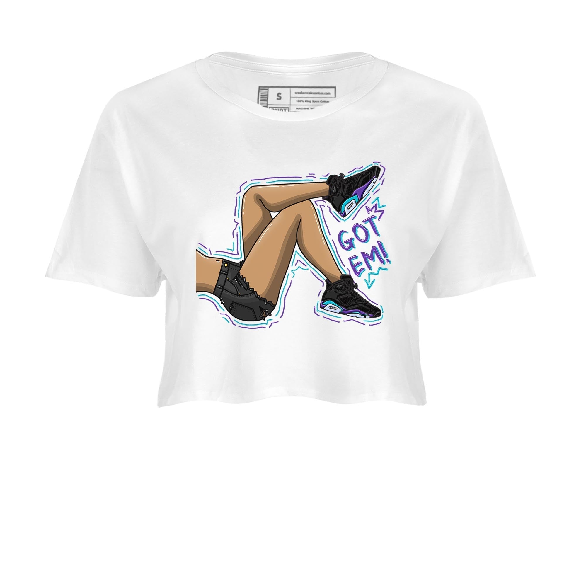 Got Em Legs snkmatch Women's Top - Air Jordan 6 Aqua