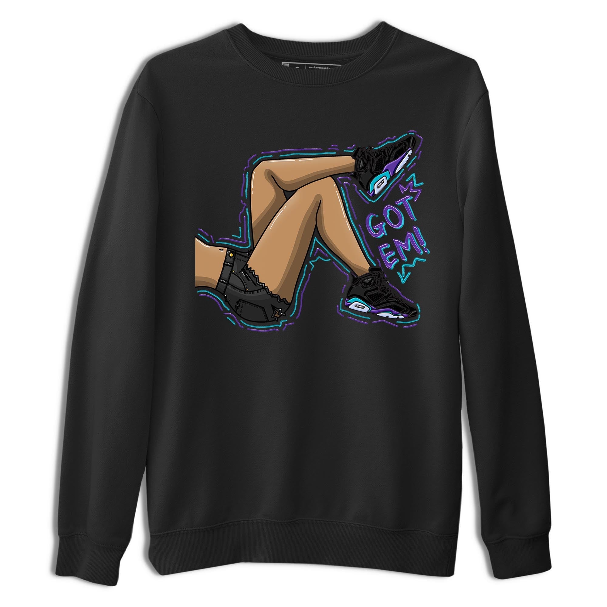 Got Em Legs snkmatch Tee - Air Jordan 6 Aqua
