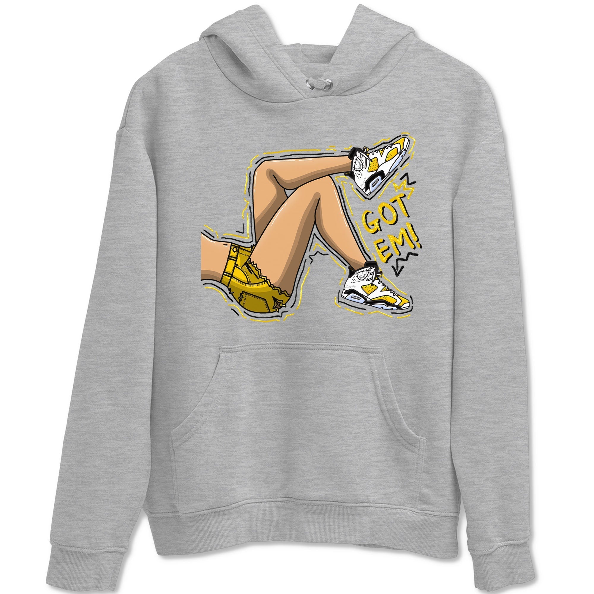 Got Em Legs snkmatch Tees - Air Jordan 6 Yellow Ochre