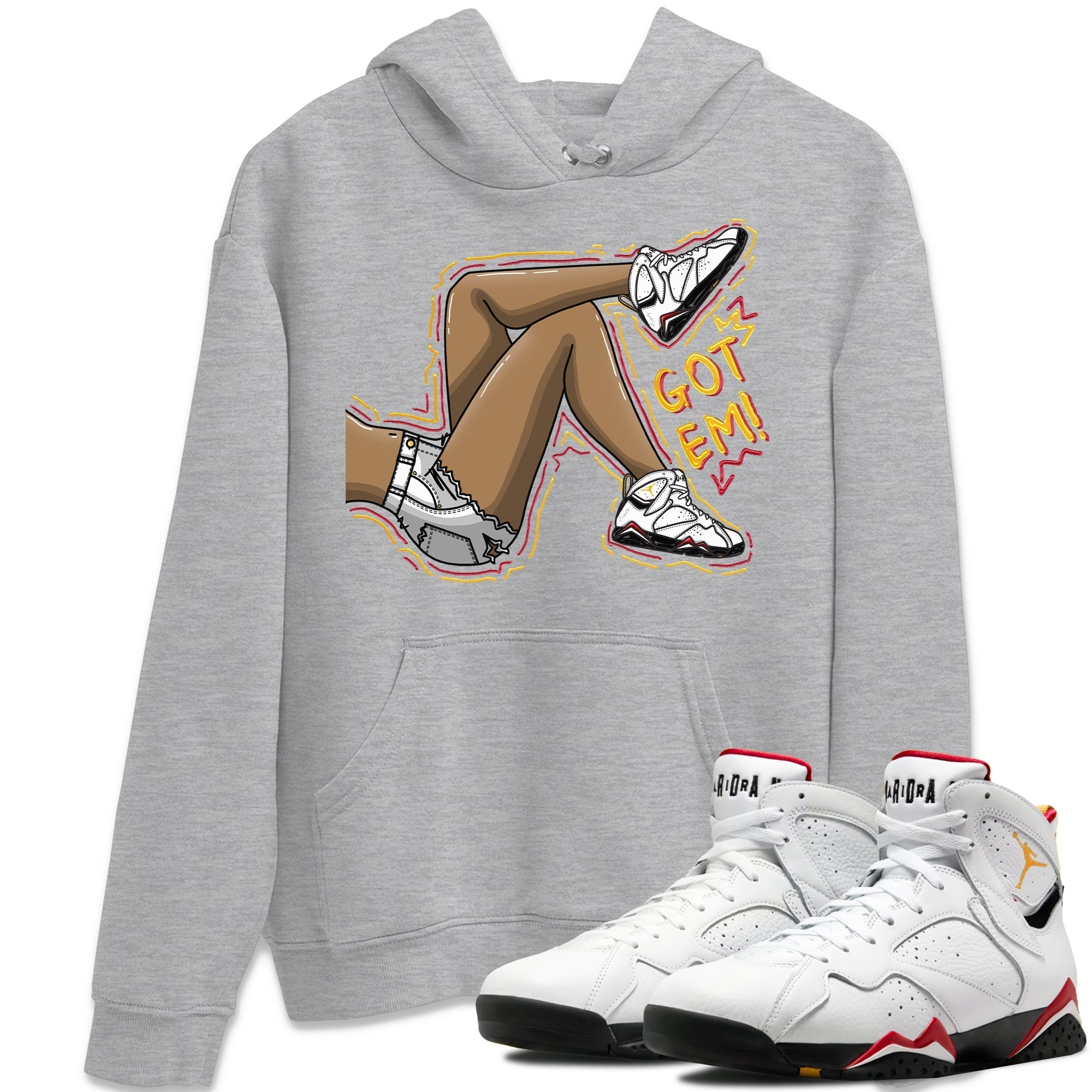 Got Em Legs Unisex Tops - Air Jordan 7 Cardinal