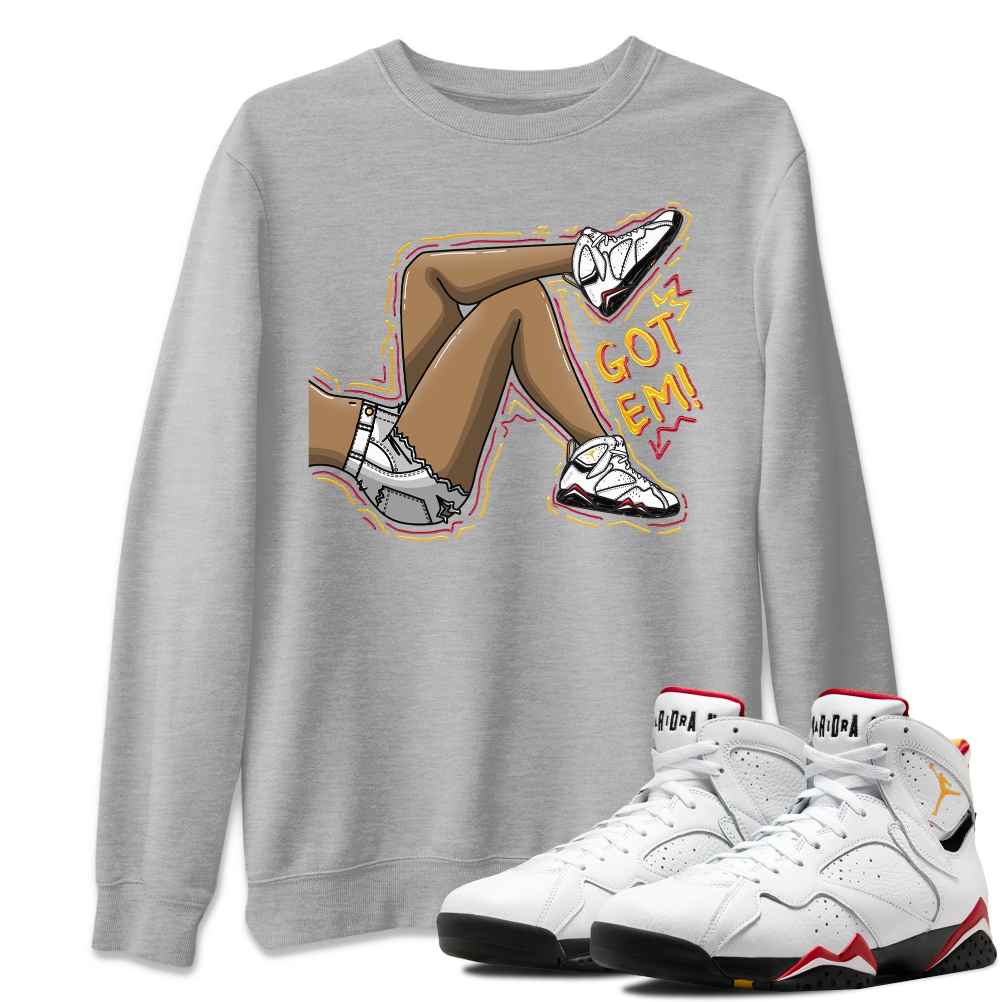 Got Em Legs Unisex Tops - Air Jordan 7 Cardinal