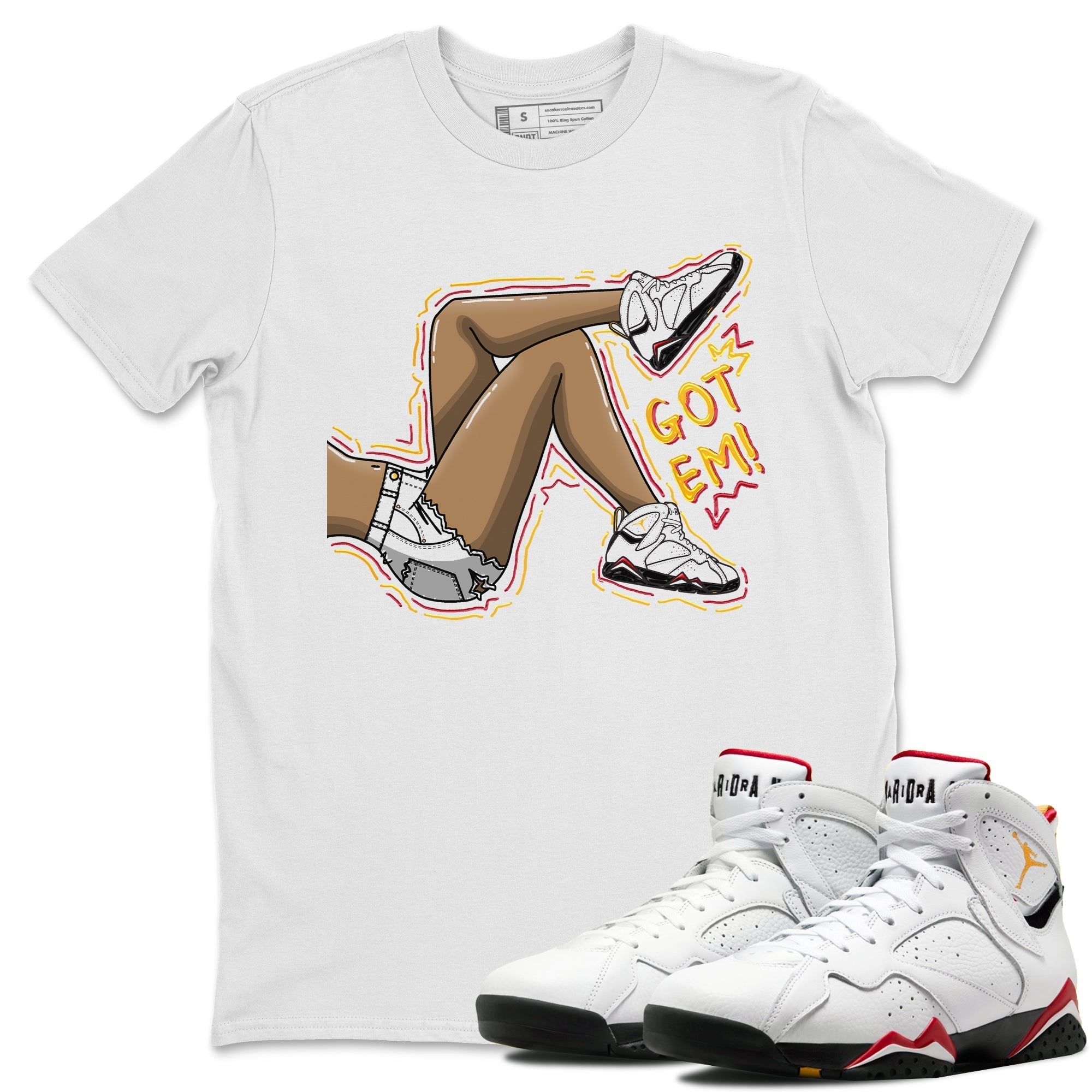 Got Em Legs Unisex Tops - Air Jordan 7 Cardinal