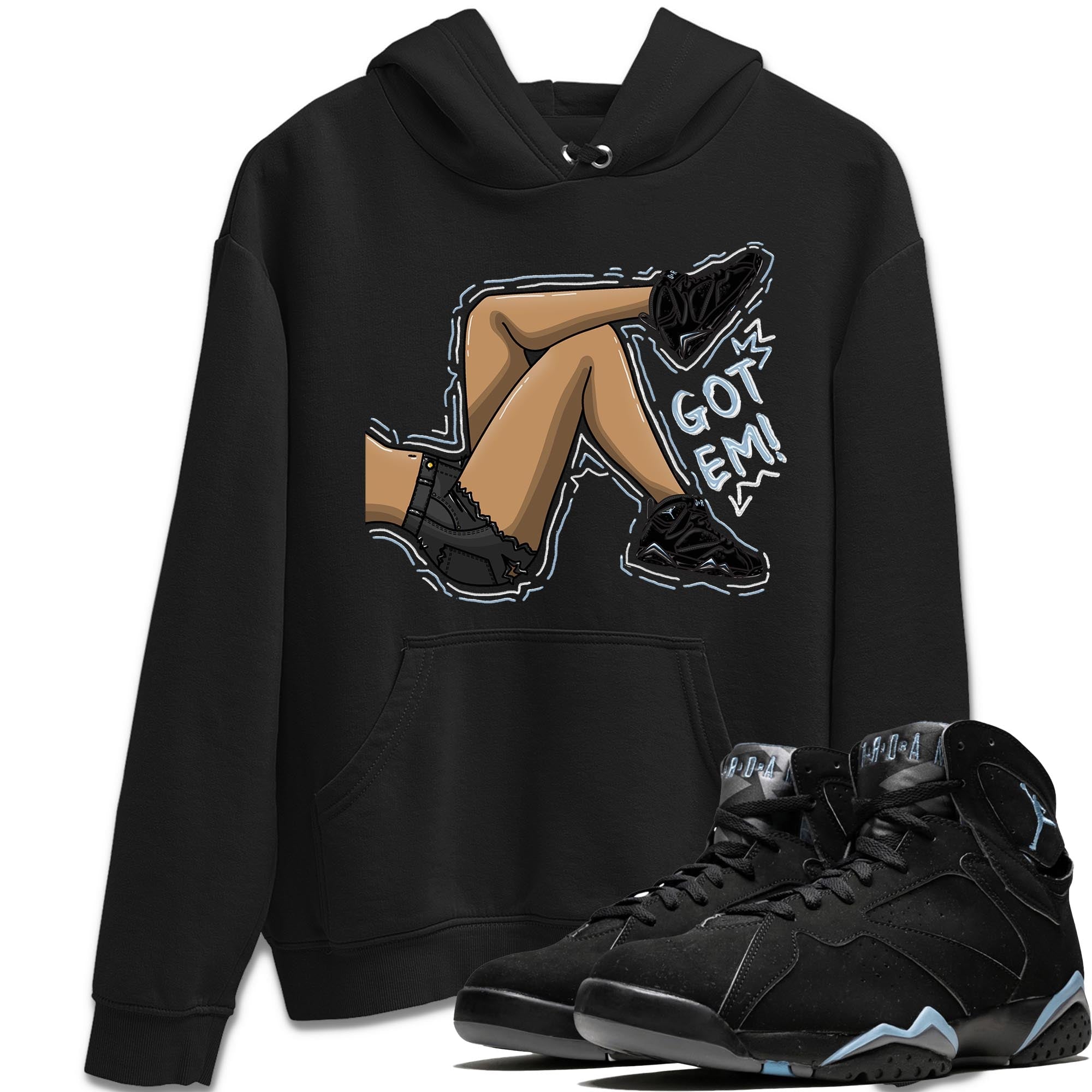 Got Em Legs snkmatch Tee - Air Jordan 7 Chambray