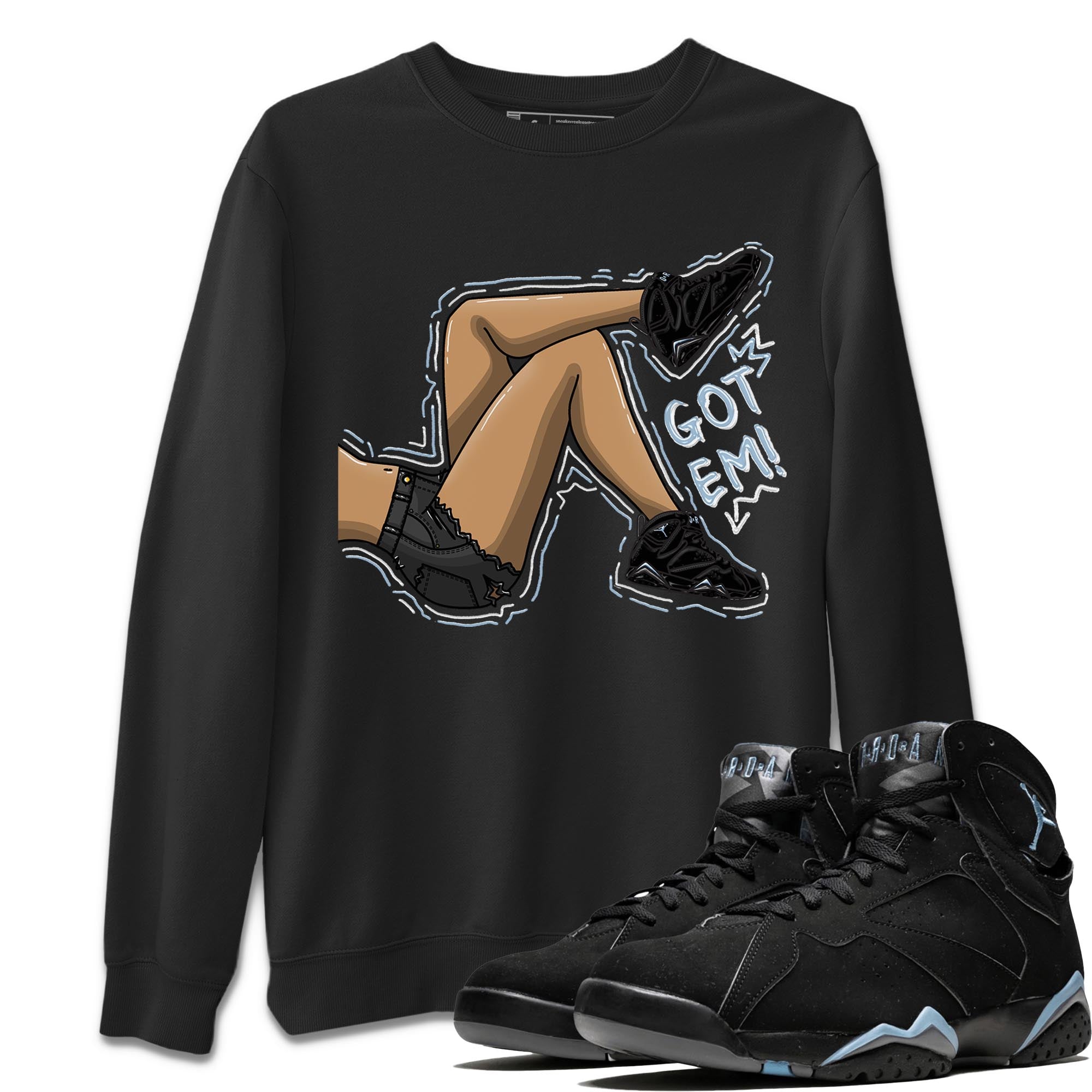 Got Em Legs snkmatch Tee - Air Jordan 7 Chambray