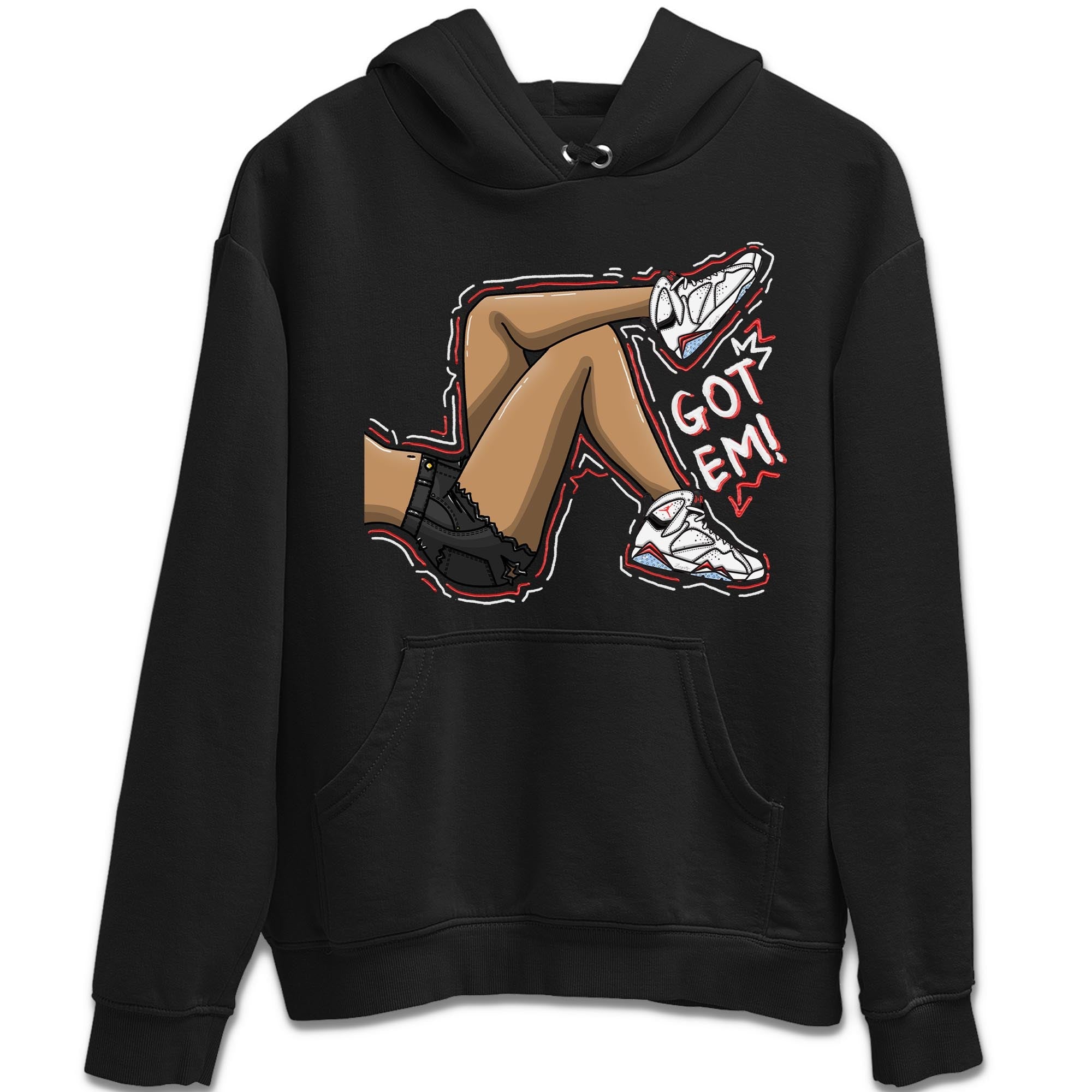 Got Em Legs snkmatch Tee - Air Jordan 7 White Infrared