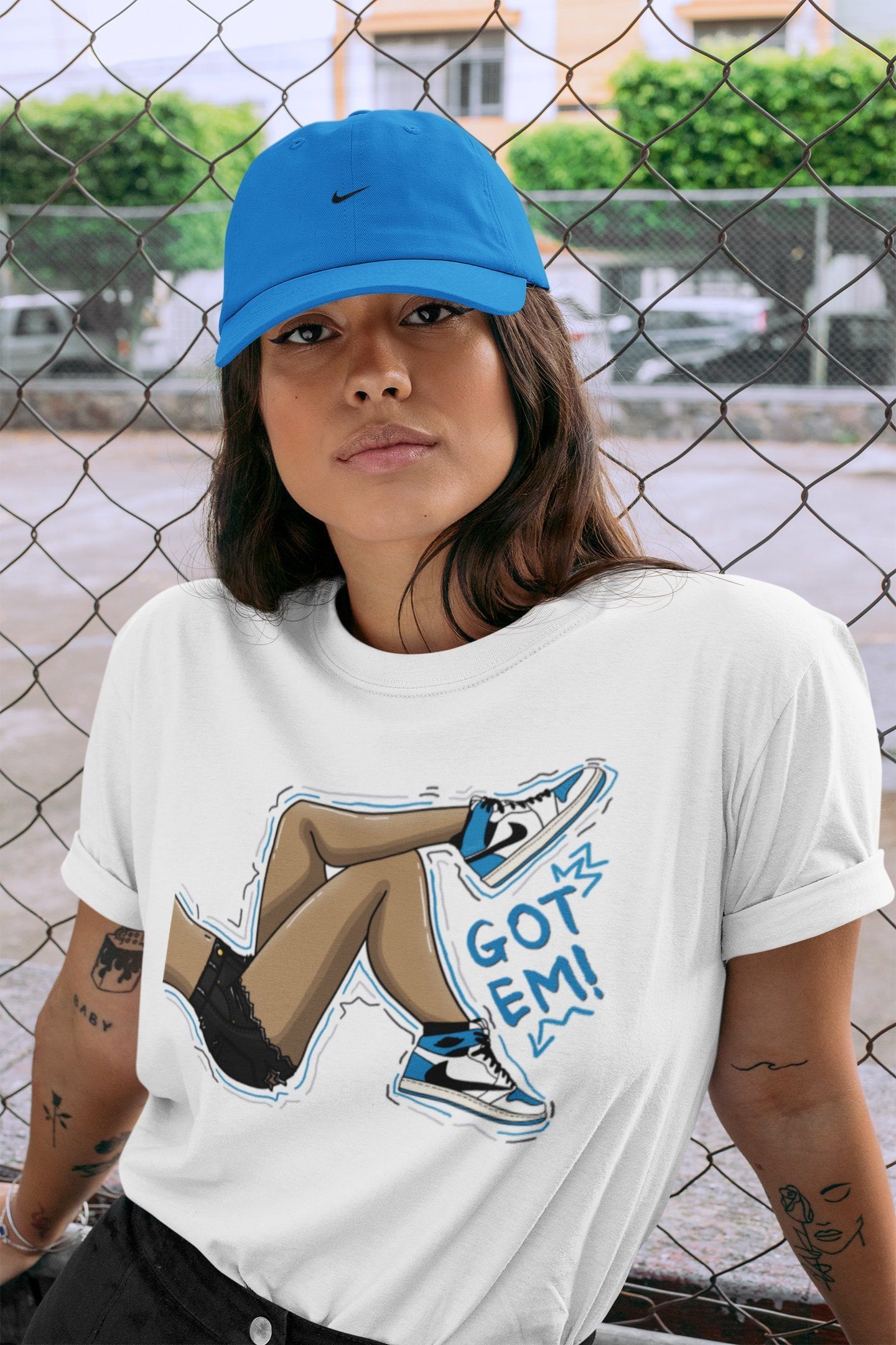Got Em Legs Unisex Tops - Air Jordan 1 Travis Scott Fragment