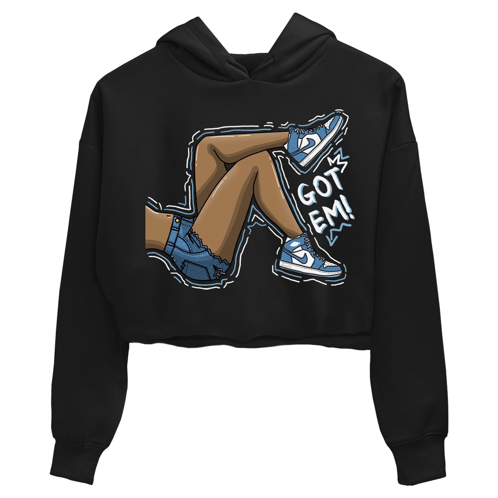 Got Em Legs Women's Tops - Air Jordan 1 Denim