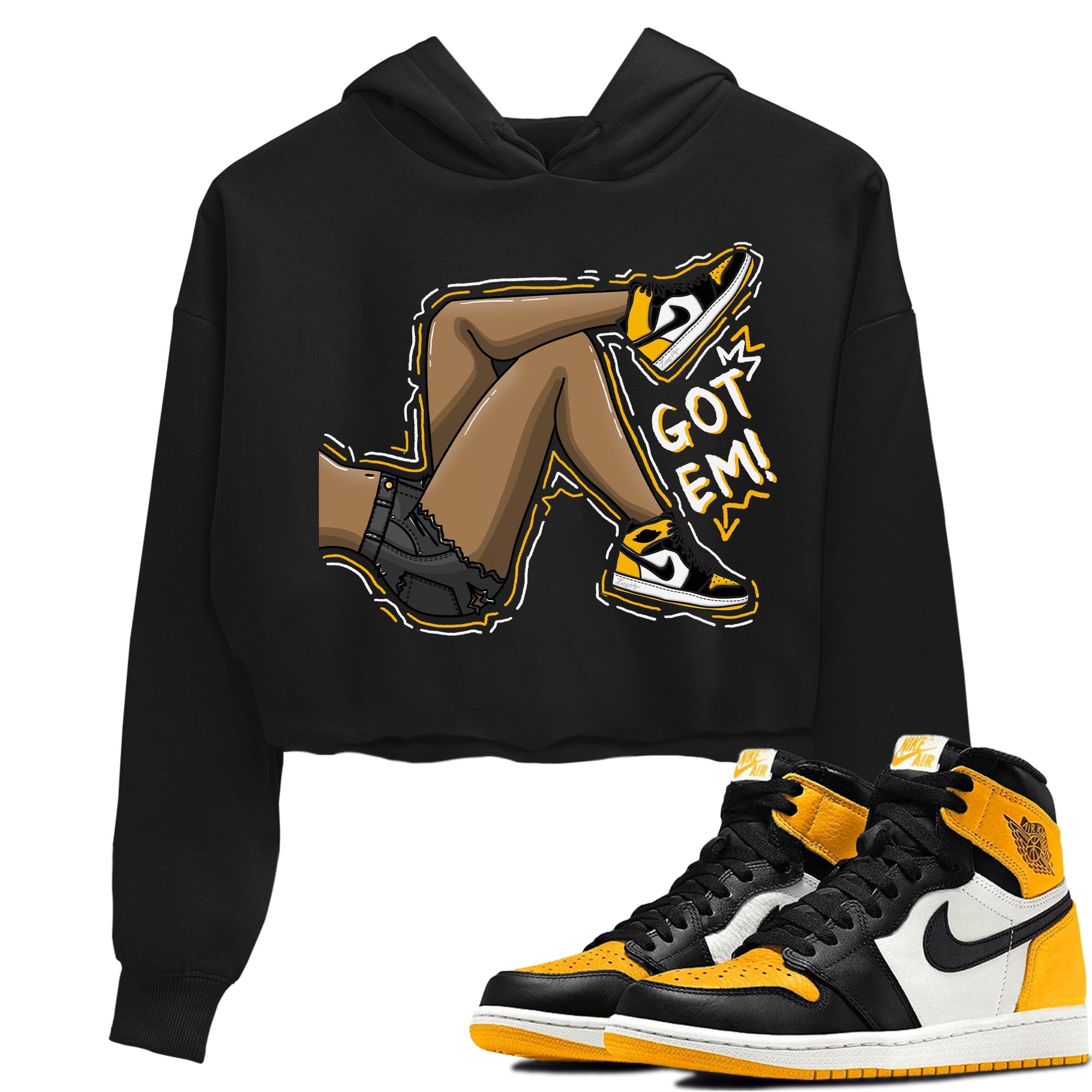 Got Em Legs Women's Tops - Air Jordan 1 Taxi