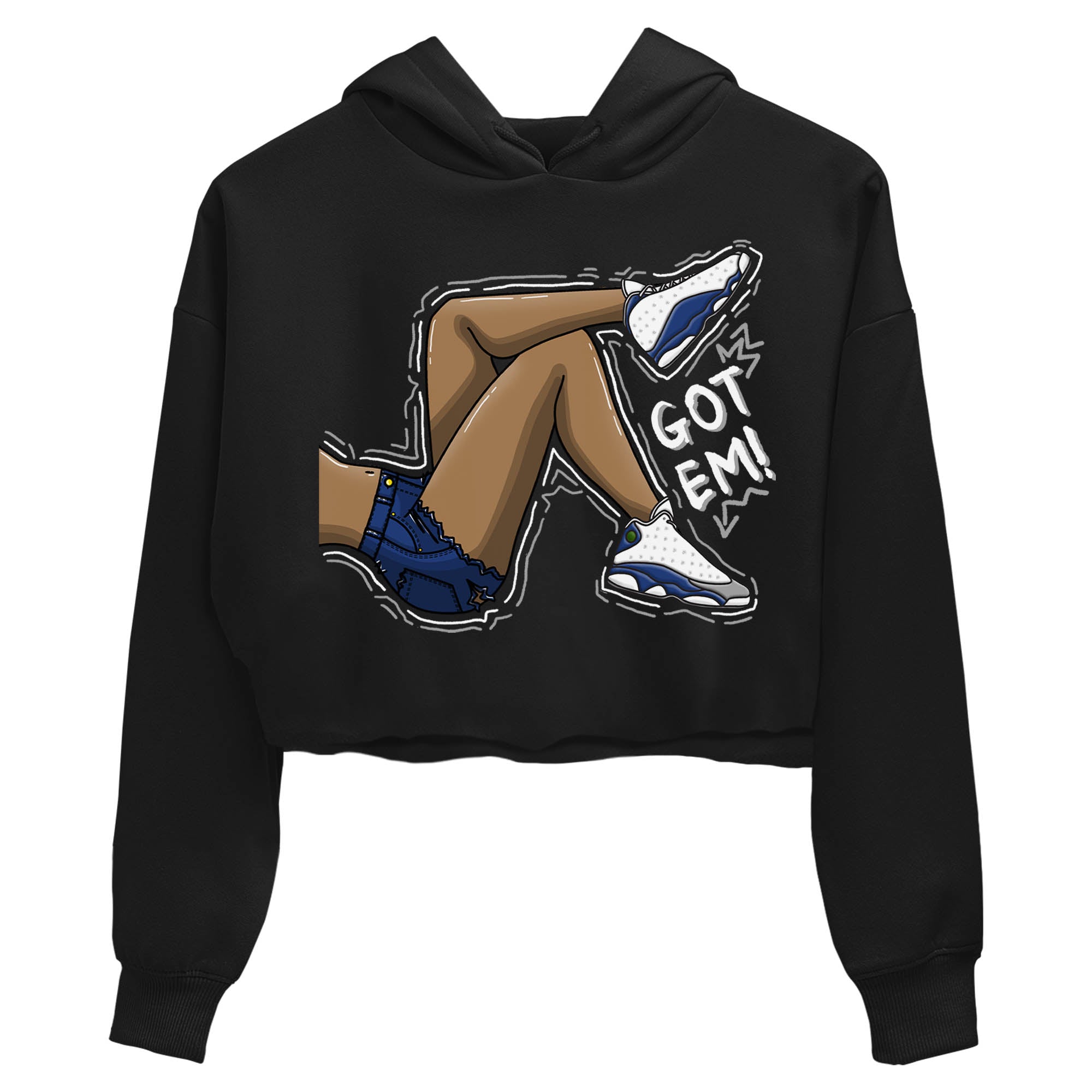 Got Em Legs Women's Tops - Air Jordan 13 French Blue