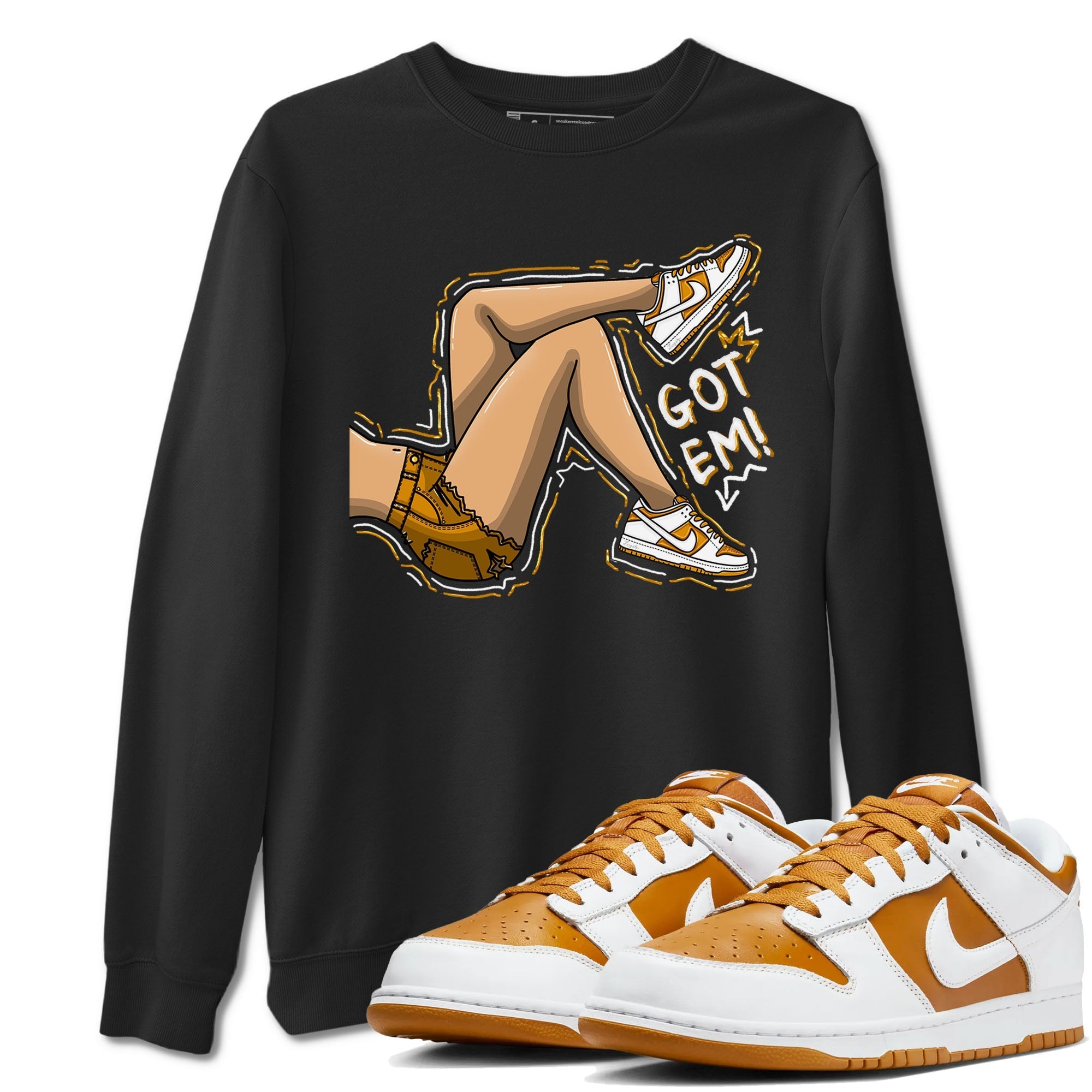 Got Em Legs snkmatch Tees - Dunk Dark Curry