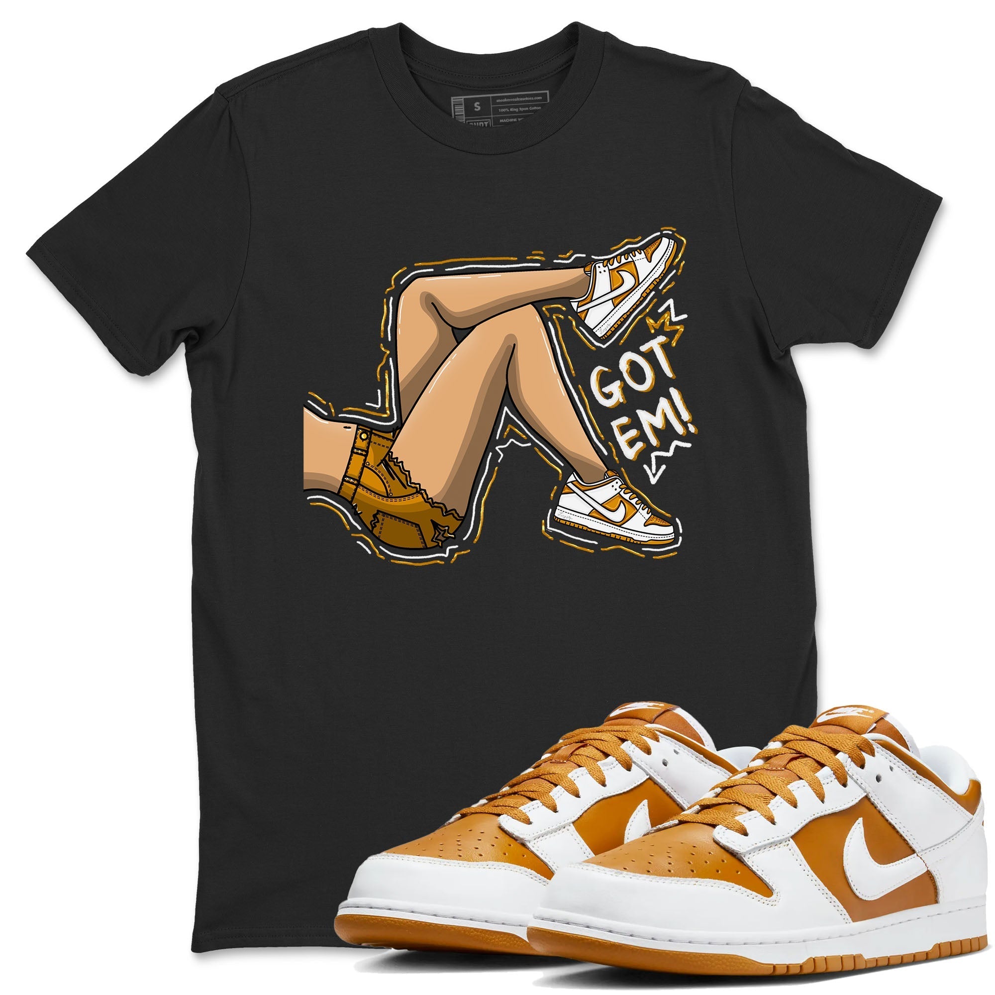 Got Em Legs snkmatch Tees - Dunk Dark Curry