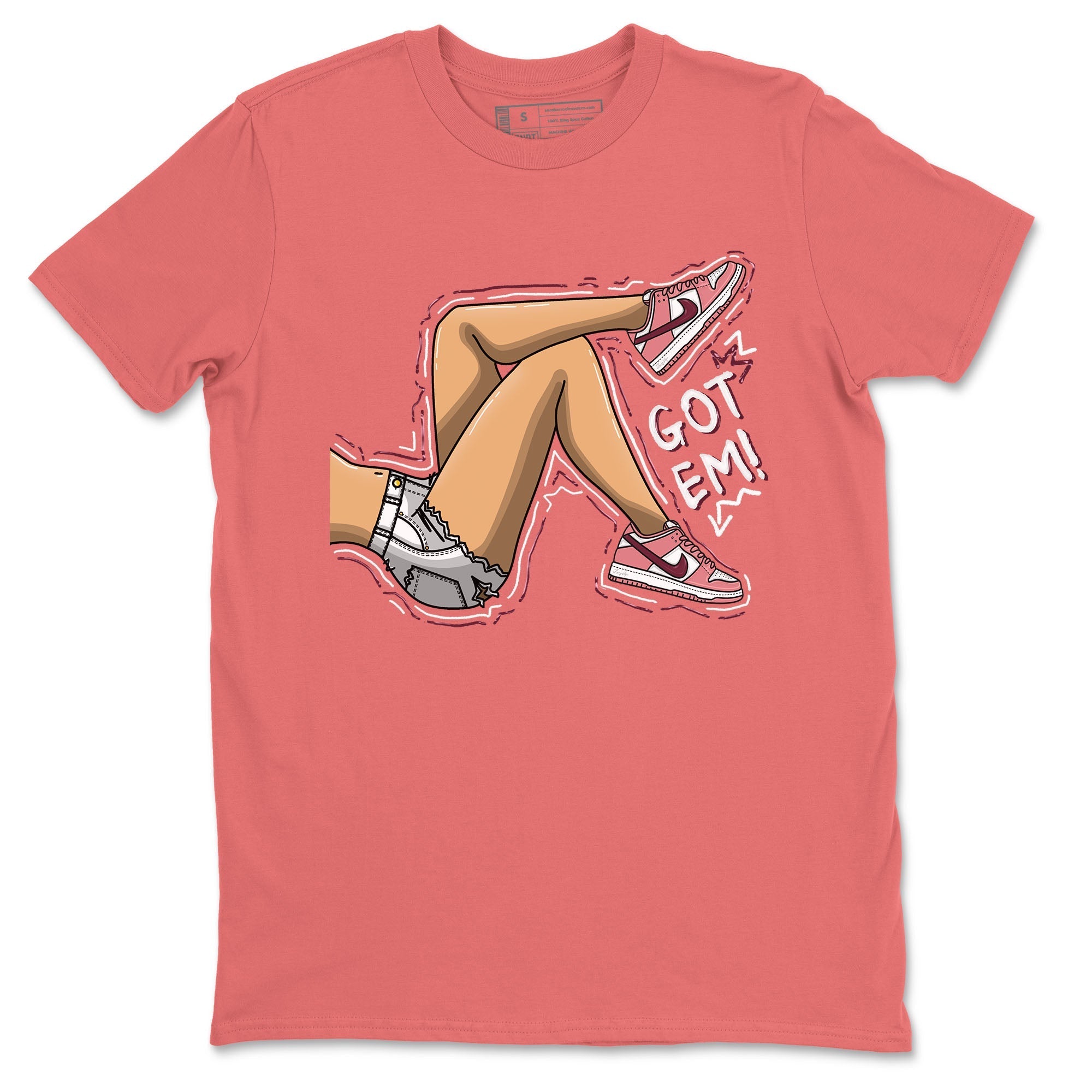 Got Em Legs snkmatch Tees - Dunk Valentines Day 2024