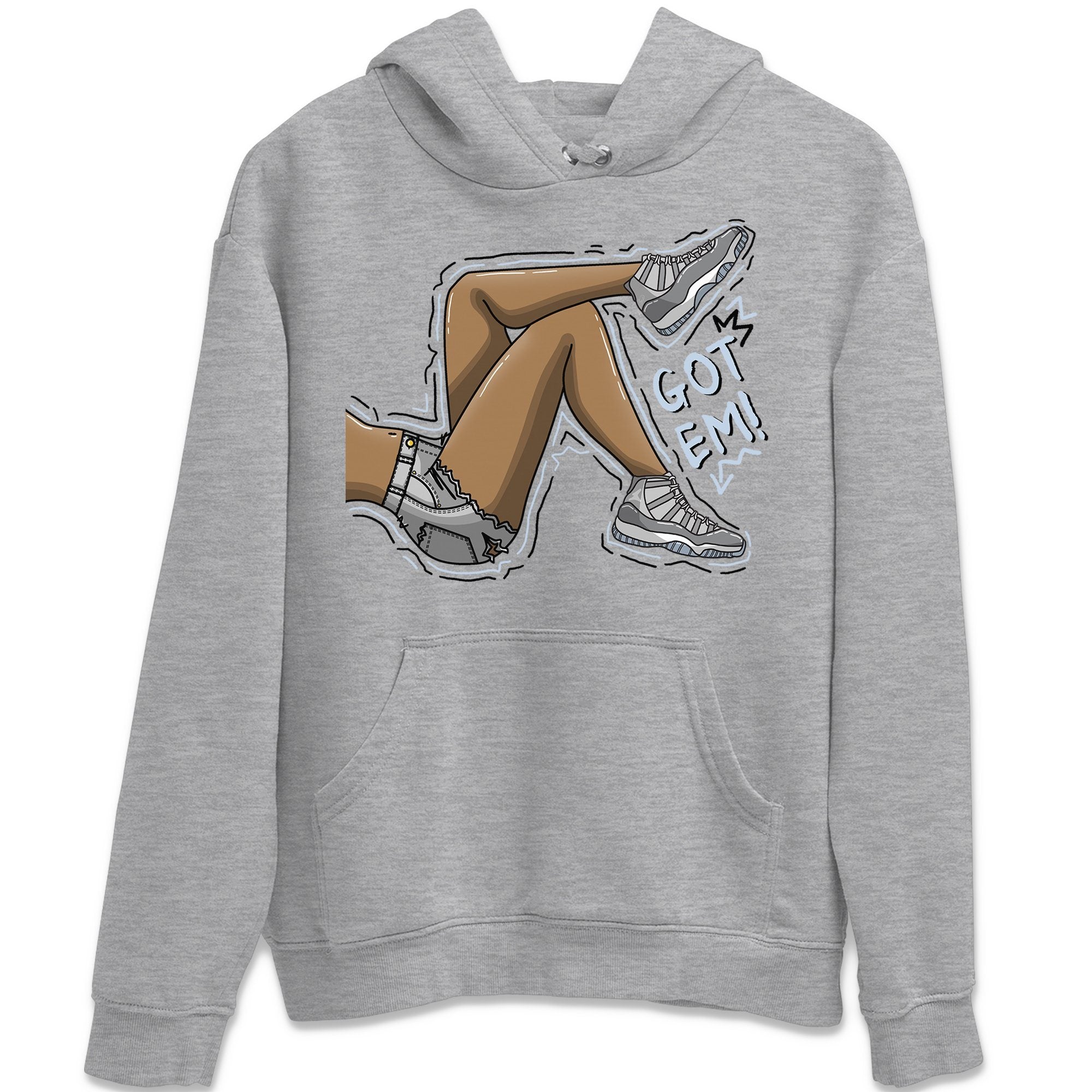 Got Em Legs Unisex Tops - Air Jordan 11 Cool Grey