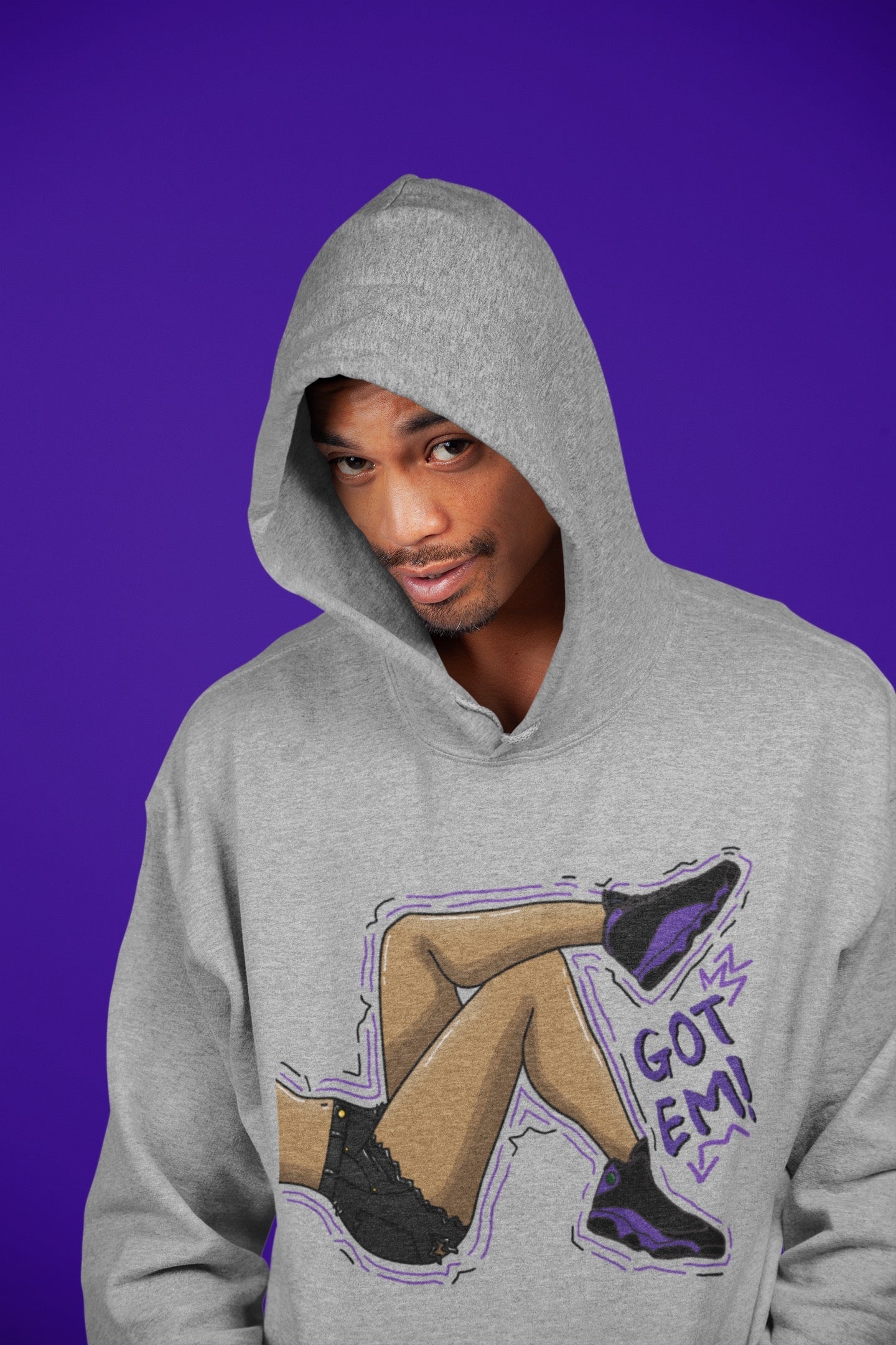 Got Em Legs Unisex Tops - Air Jordan 13 Court Purple