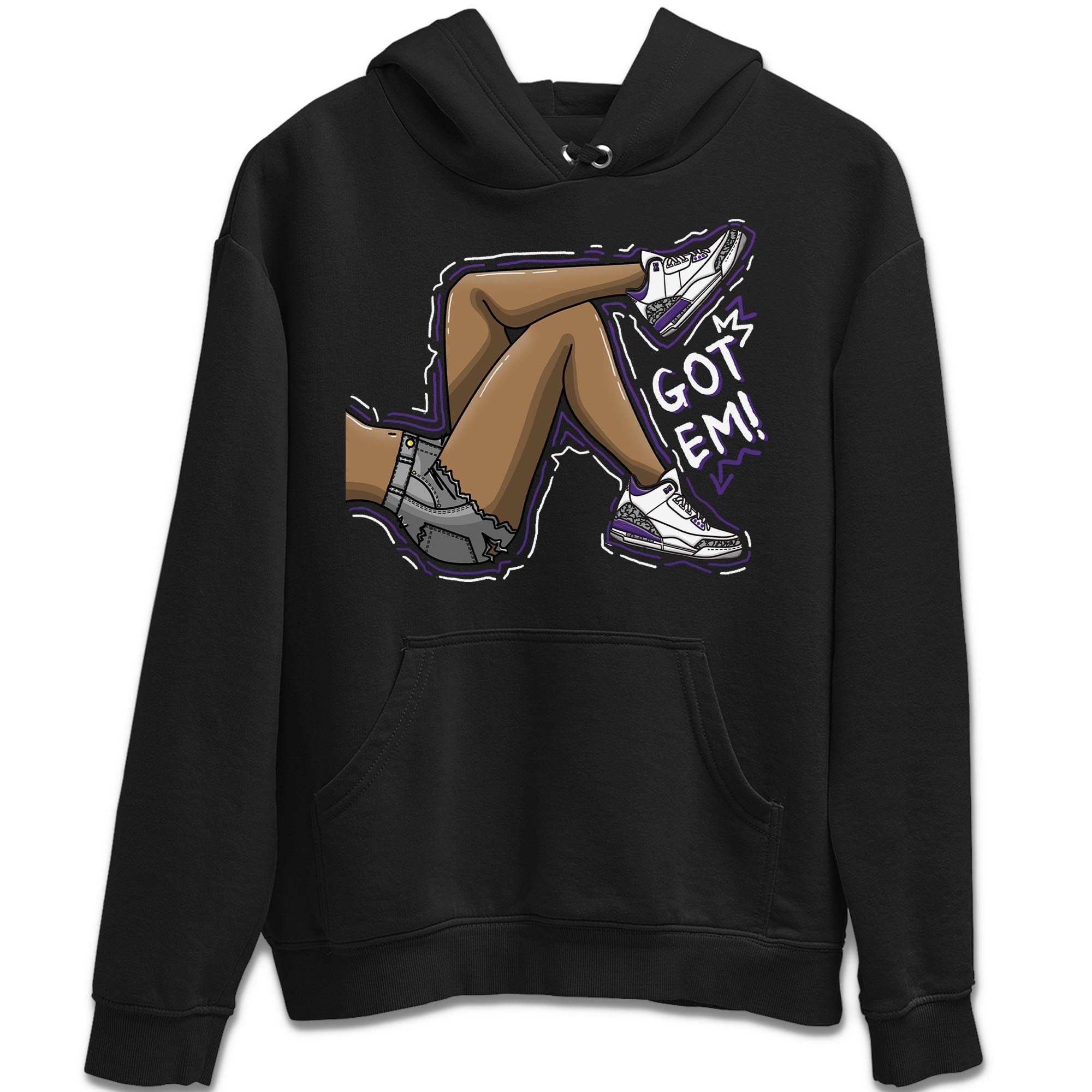 Got Em Legs Unisex Tops - Air Jordan 3 Dark Iris