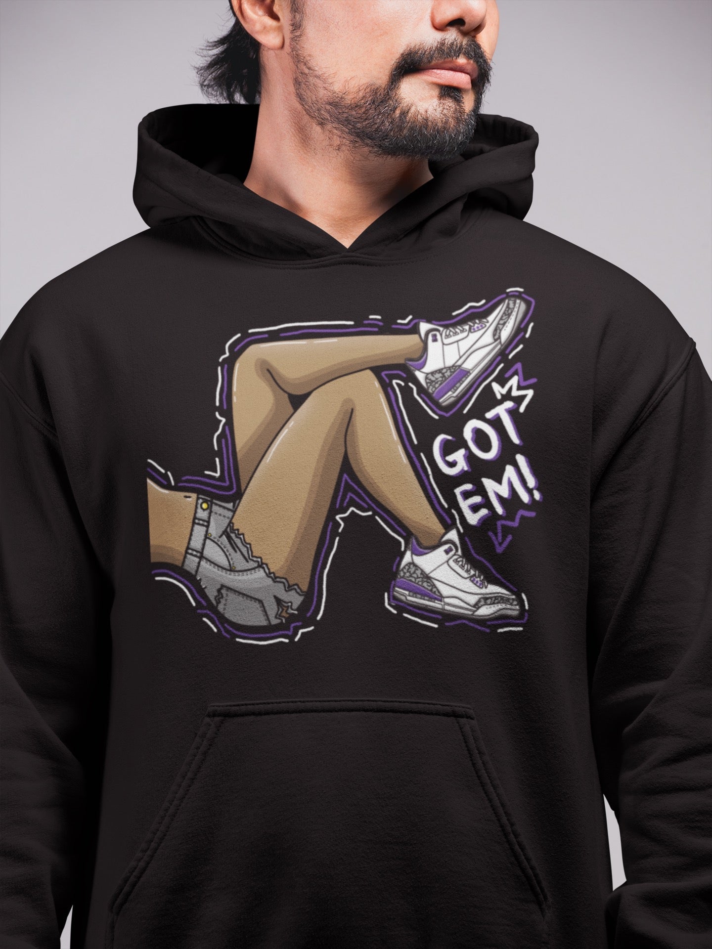 Got Em Legs Unisex Tops - Air Jordan 3 Dark Iris