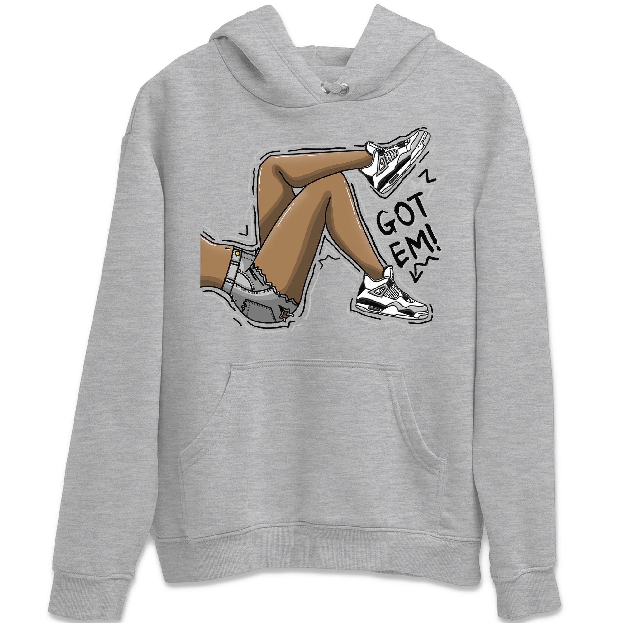 Got Em Legs Unisex Tops - Air Jordan 4 Military Black