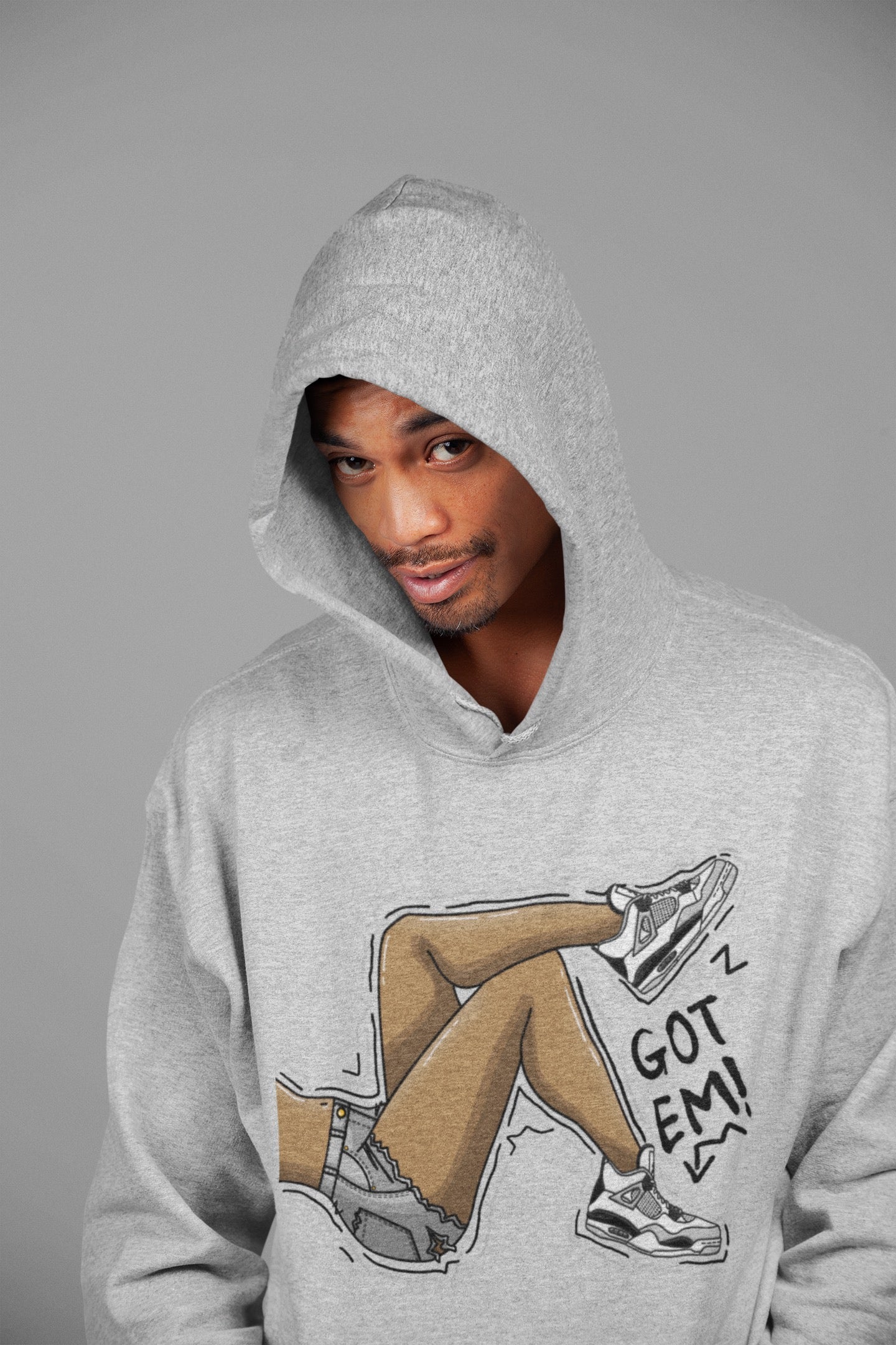 Got Em Legs Unisex Tops - Air Jordan 4 Military Black