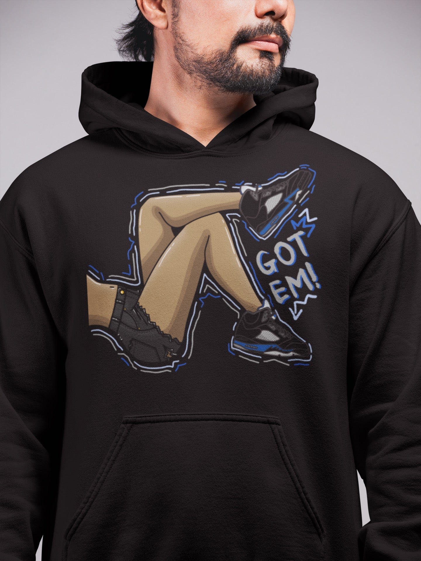 Got Em Legs Unisex Tops - Air Jordan 5 Racer Blue