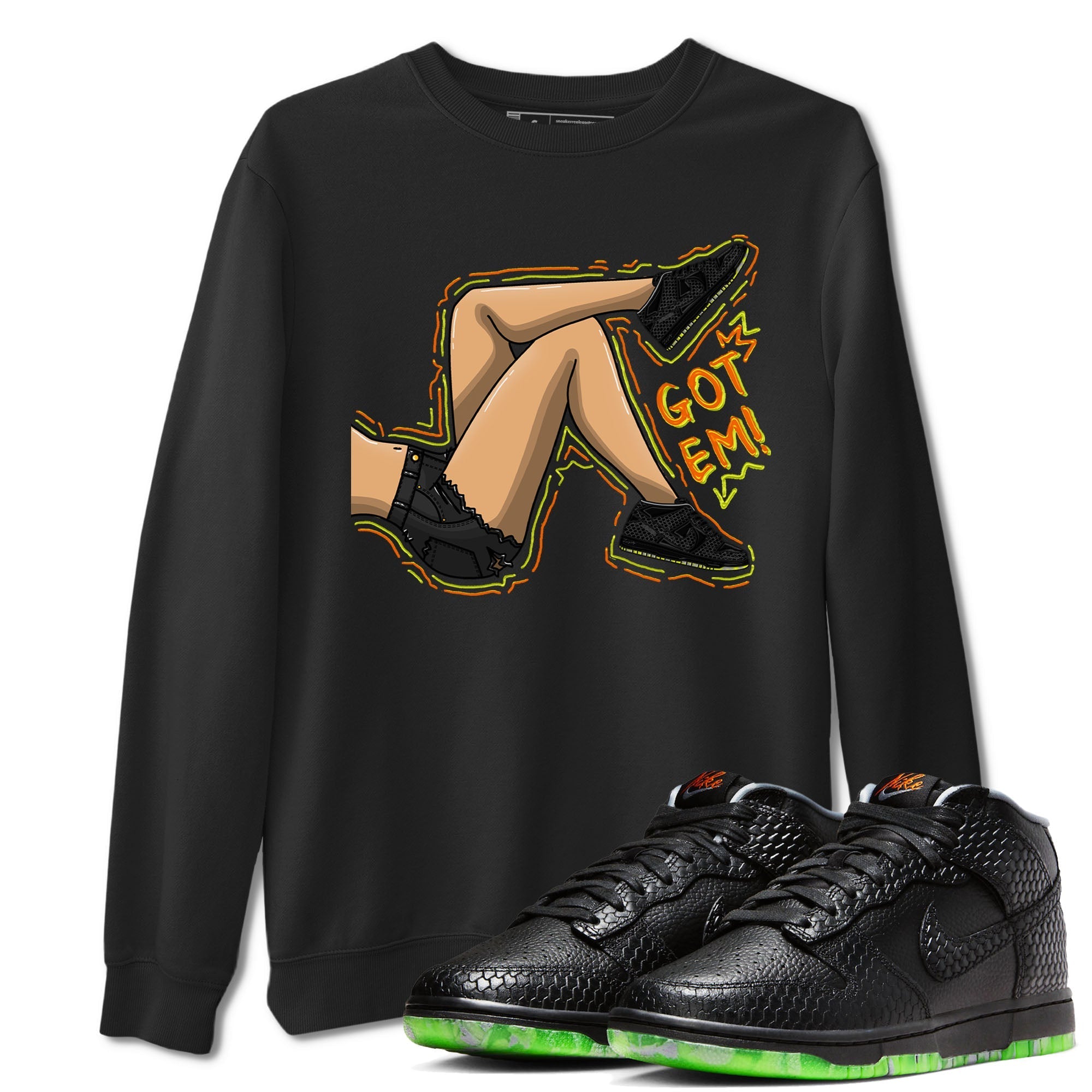 Got Em Legs snkmatch Tee - Dunk Halloween